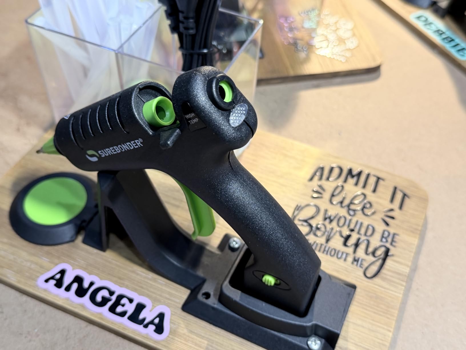 Surebonder Cordless/Corded High-Temperature Mini Hot Glue Gun with Fine Tip for Detailed Crafting and DIY Projects, 20 Watts (CL-195F) customer photo 1