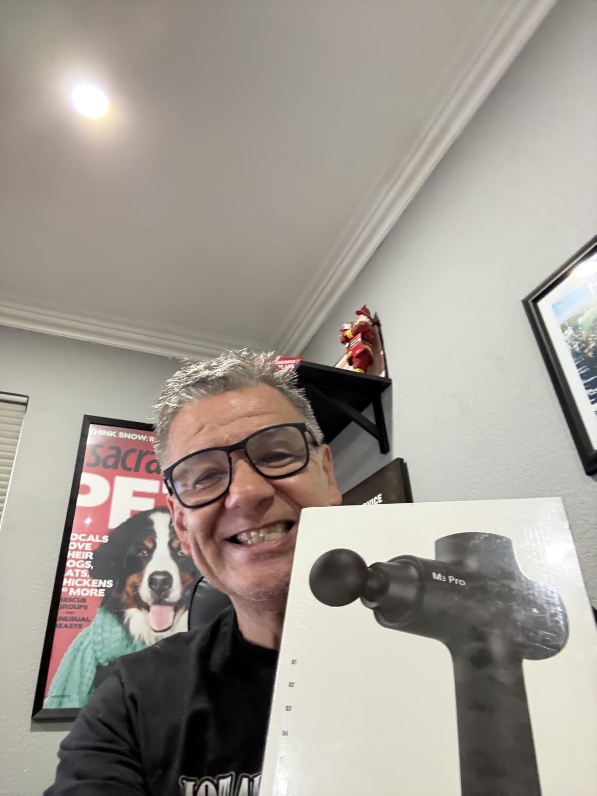 Opove M3 Pro 2 Massage Gun Deep Tissue for Workout Recovery, Black customer photo 1