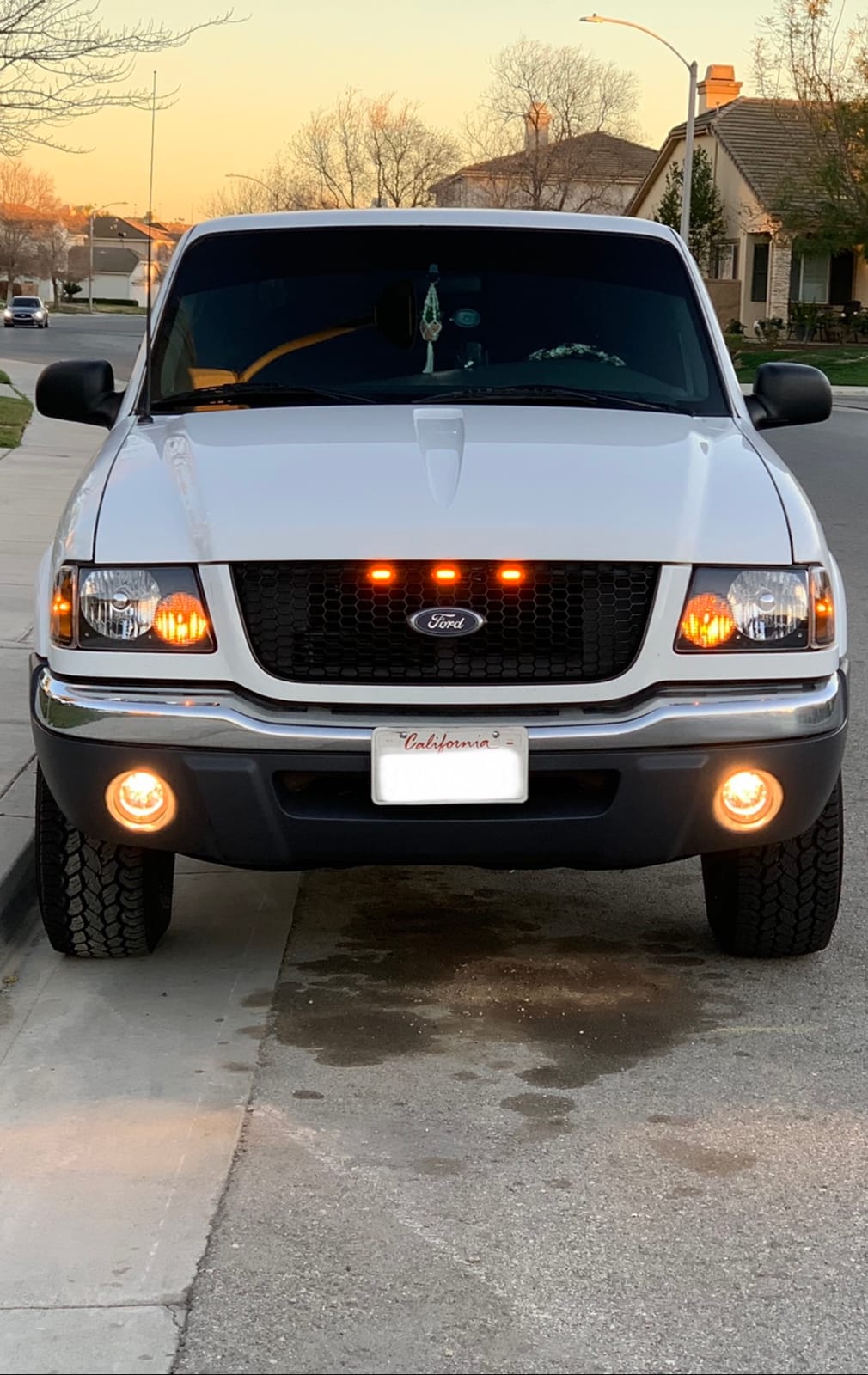 BASIKER Front Grille Lights for 2004-2019 Ford F150 F250 F350, 3 Pack Amber customer photo 1