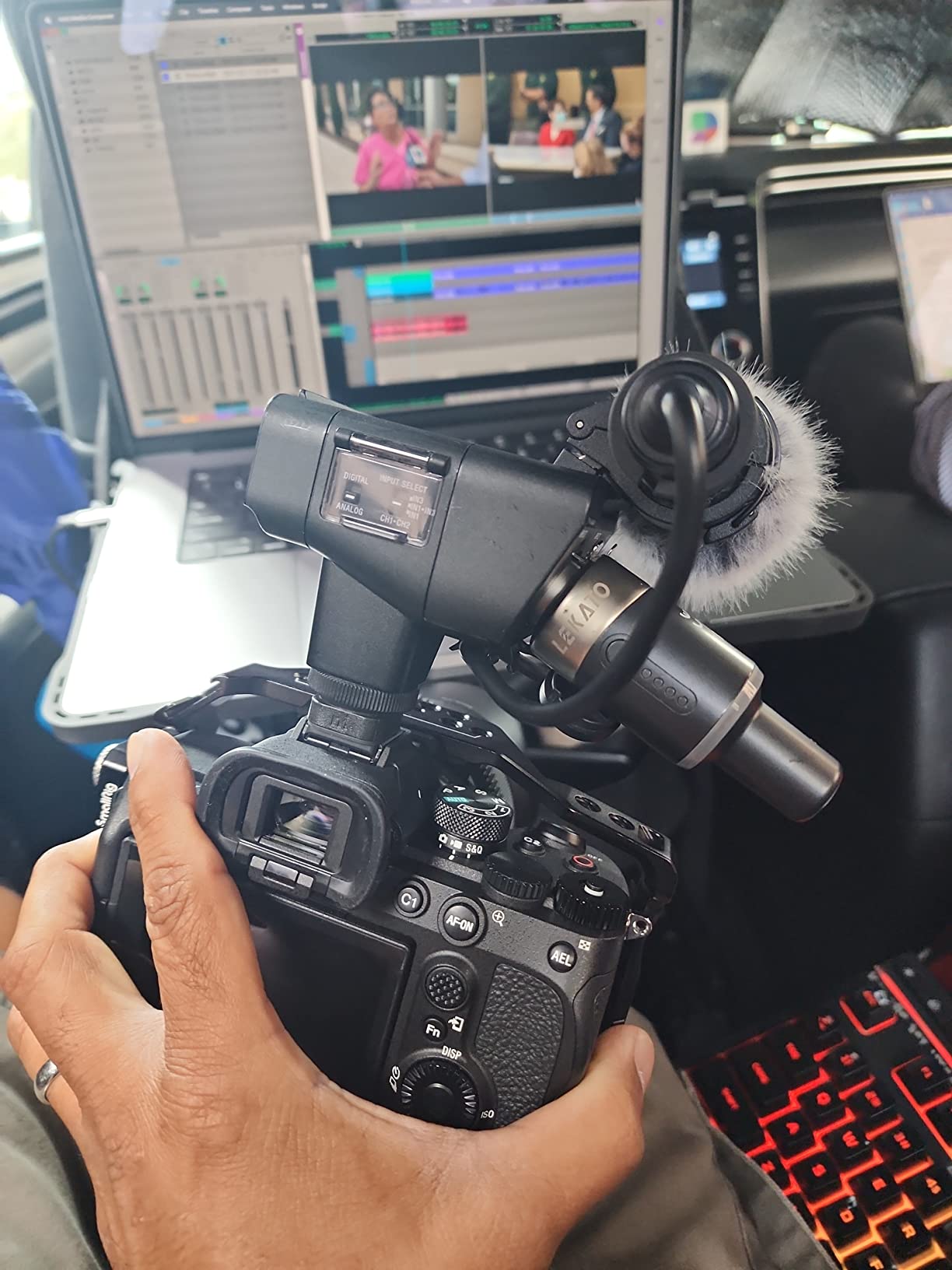 Sony Digital XLR Adaptor Kit with Microphone - XLR-K3M customer photo 1