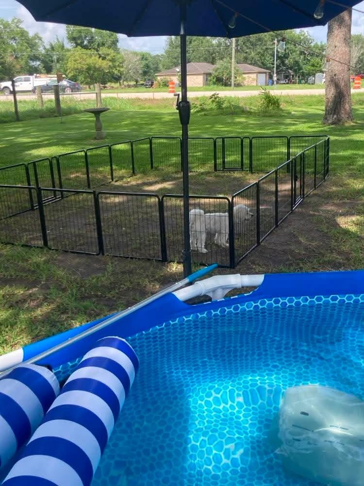 Yaheetech Dog Playpen Outdoor 40in 16-Panel Metal Fence for Yard RV Camping customer photo 1
