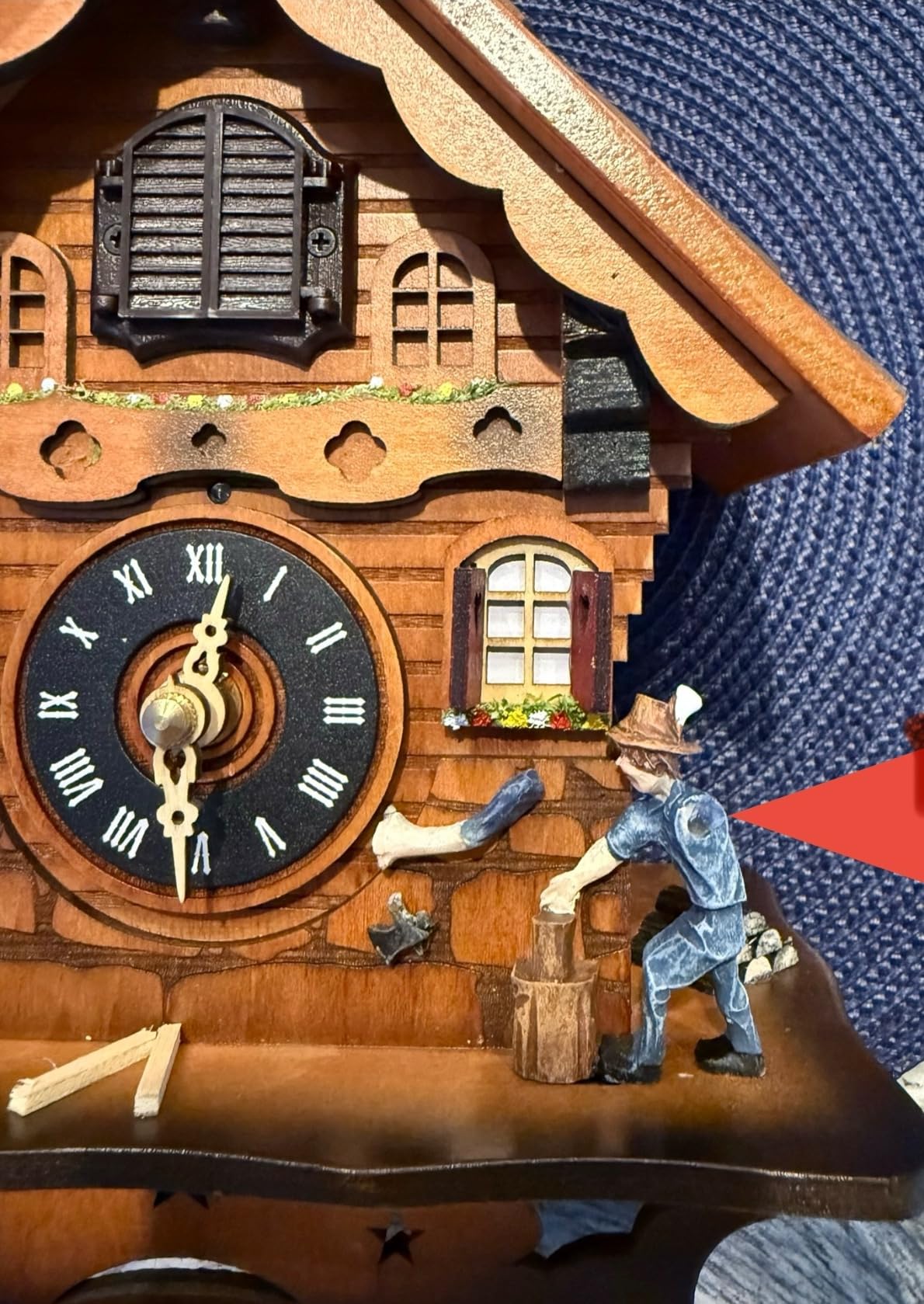 Kintrot Cuckoo Clock Traditional Black Forest Wooden Wall Clock customer photo 1