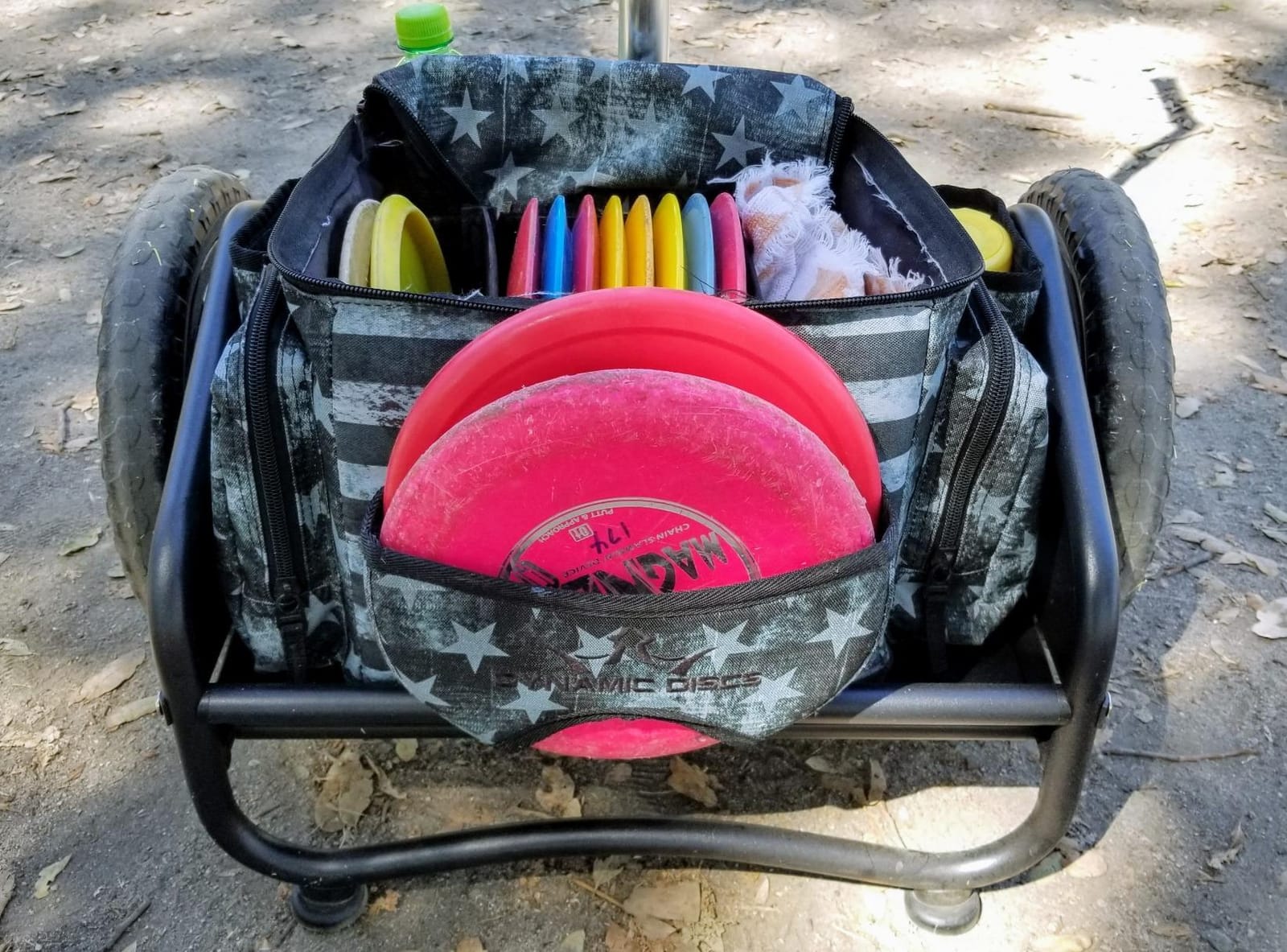 MVP Disc Sports Rover Disc Golf Cart - Black customer photo 1