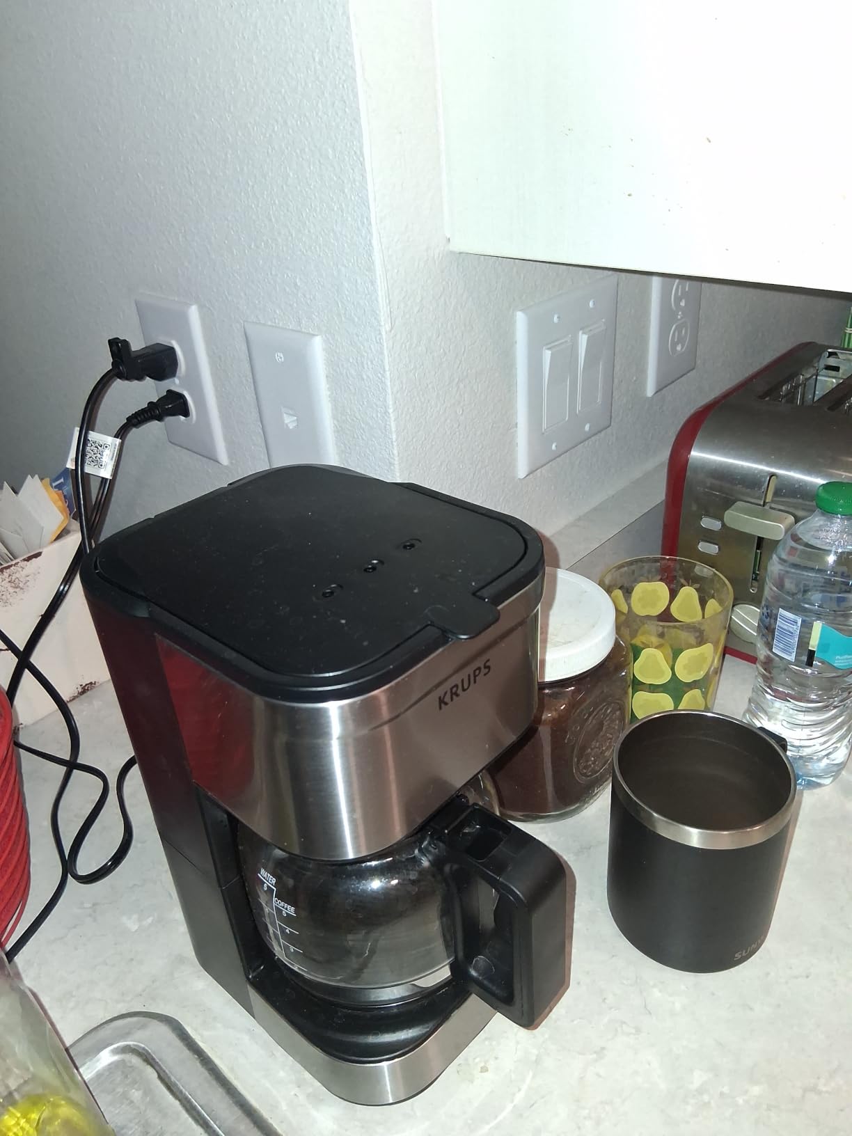 KRUPS Simply Brew Compact 5 Cup Coffee Maker: Stainless Steel Design, Pause & Brew, Keep Warm customer photo 2