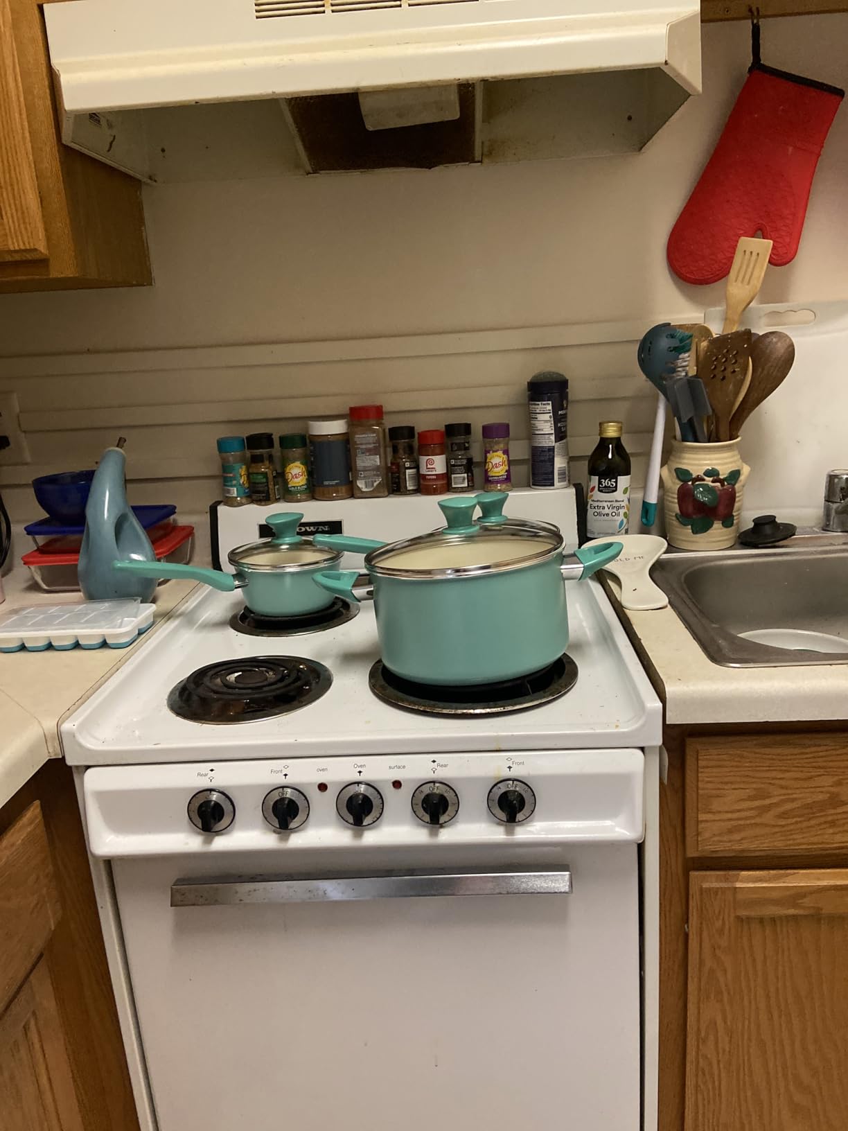 GreenPan Rio Healthy Ceramic Nonstick 16 Piece Cookware Pots and Pans Set, PFAS-Free, Dishwasher Safe, Turquoise customer photo 2