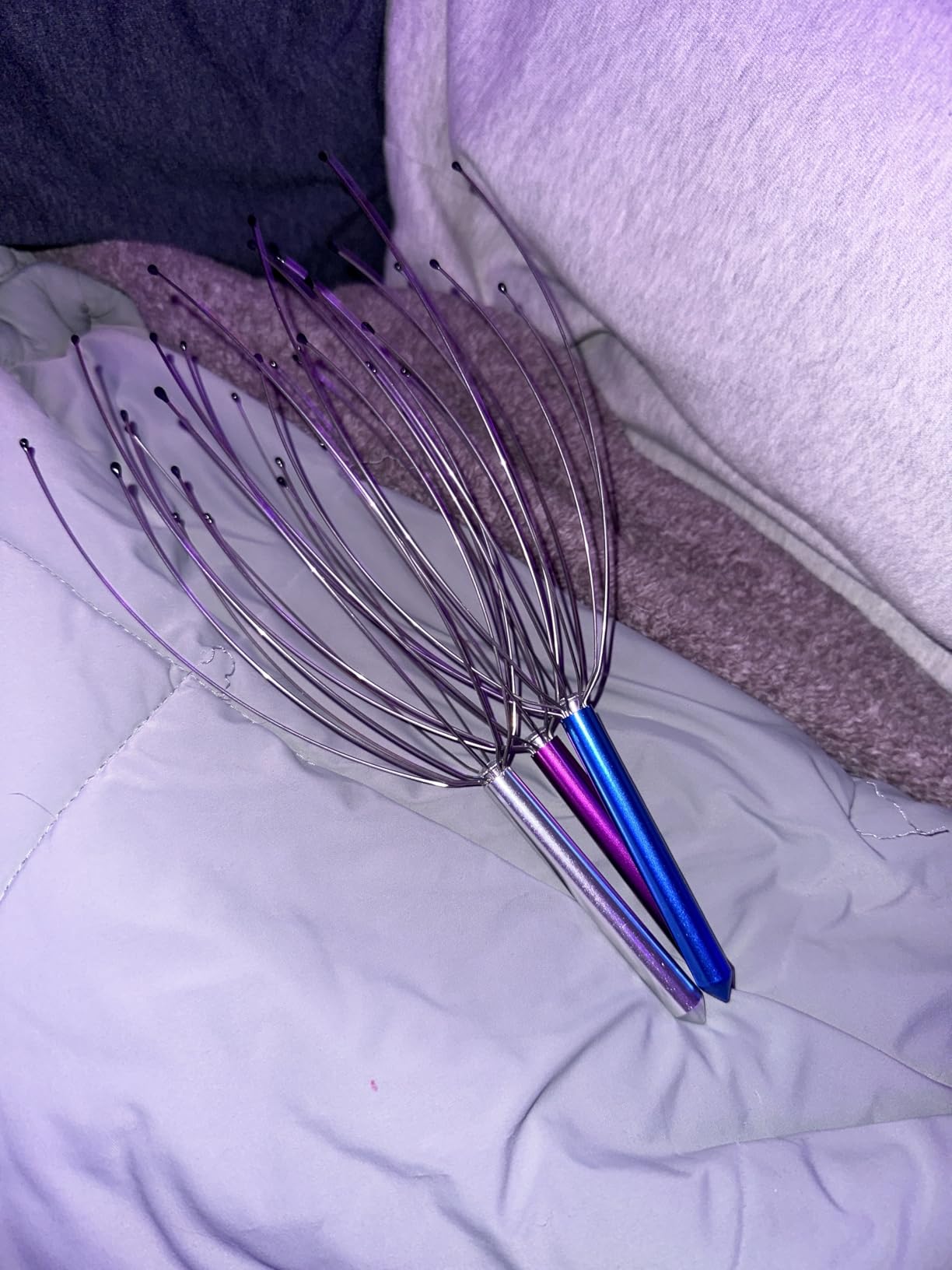 Yeipis 4 Pack Scalp Massagers, Handheld Head Massage Tingler, Scratcher for Deep Relaxation, Hair Stimulation and Stress Relief Christmas Gift customer photo 2