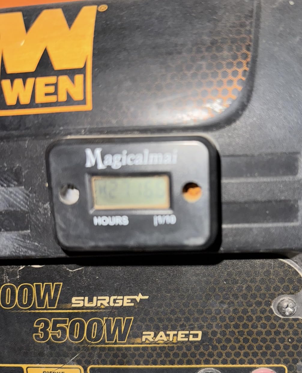 WEN GN400i RV-Ready 4000-Watt Open Frame Inverter Generator, CARB Compliant, Black/orange customer photo 2