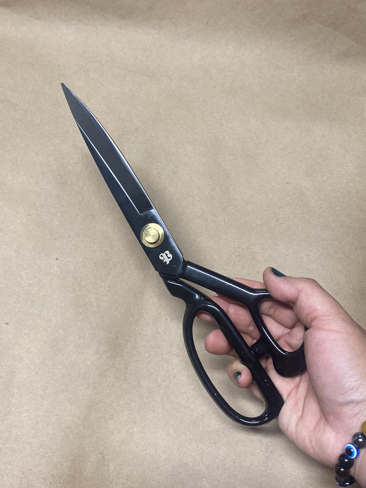 Fabric Scissors Professional 10 inch Heavy Duty Scissors for Leather Sewing shears for Tailoring Industrial Strength High Carbon Steel Tailor Shears Sharp for Home Office Artists Dressmakers customer photo 1