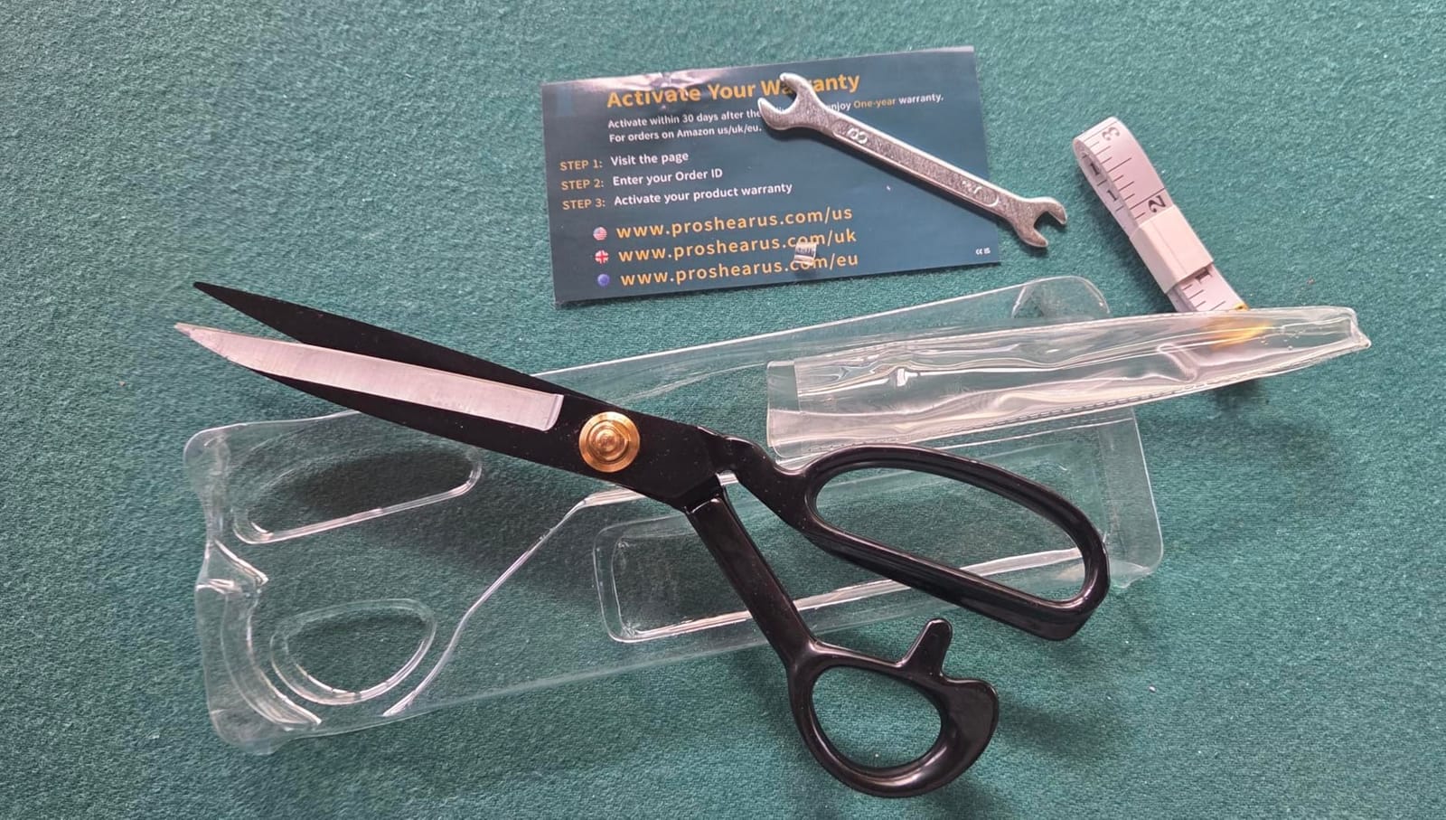Fabric Scissors Professional 10 inch Heavy Duty Scissors for Leather Sewing shears for Tailoring Industrial Strength High Carbon Steel Tailor Shears Sharp for Home Office Artists Dressmakers customer photo 2