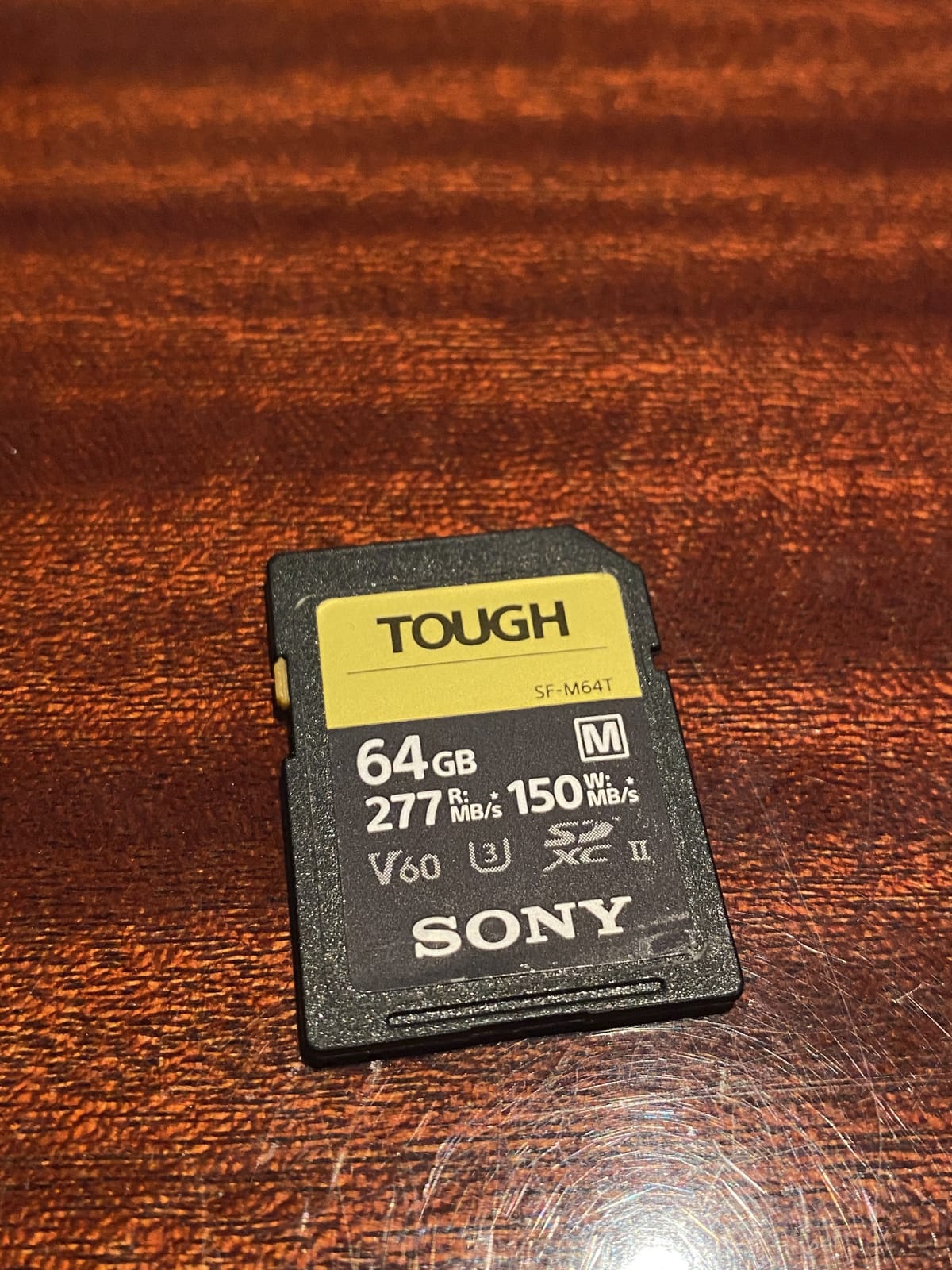 Sony TOUGH-M series SDXC UHS-II Card 128GB, V60, CL10, U3, Max R277MB/S, W150MB/S (SF-M128T/T1) customer photo 2