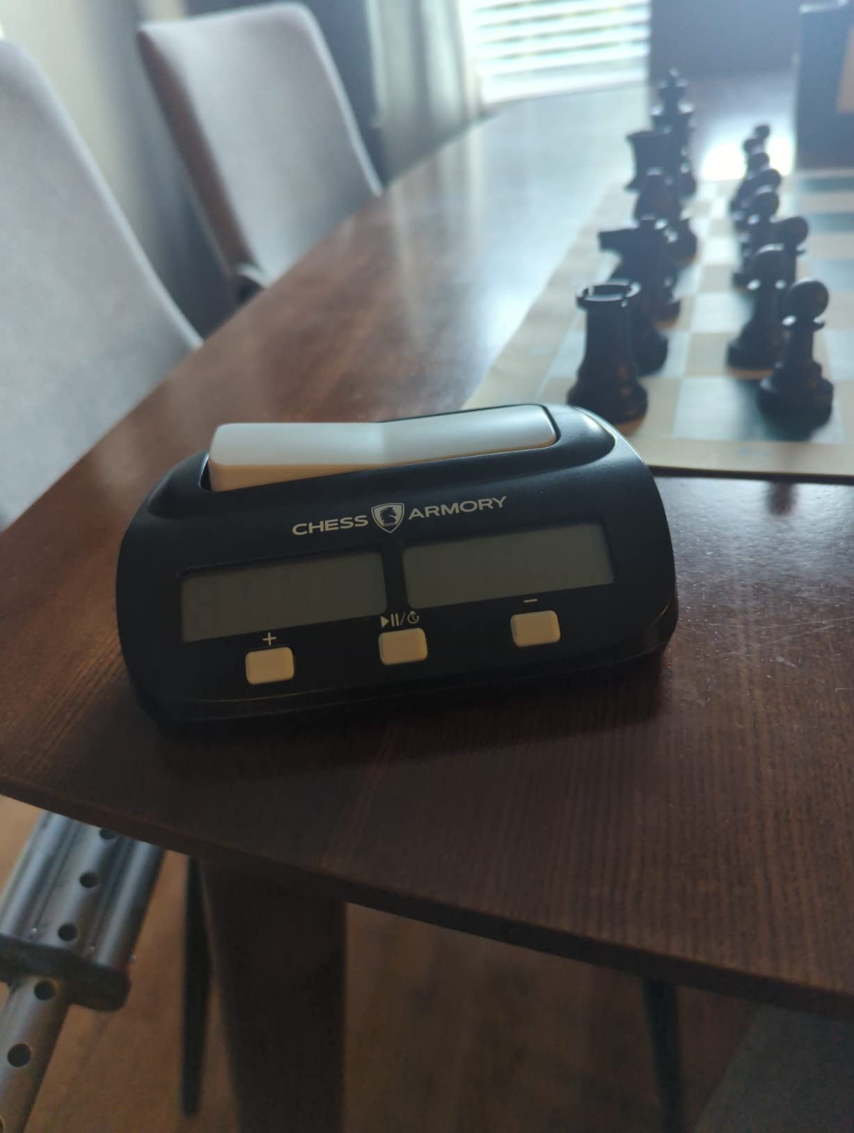 Chess Armory Digital Chess Clock - Portable Timer with Tournament and Bonus Time Features customer photo 1