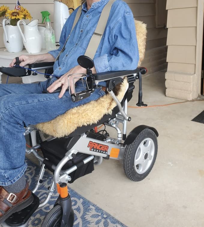 Porto Mobility Ranger Quattro Ultra 600W Motor Exclusive Lightweight Foldable Electric Wheelchair, Weatherproof, Stronger, Longer Range Super Horse Power, Dual Motor, All Terrain customer photo 1