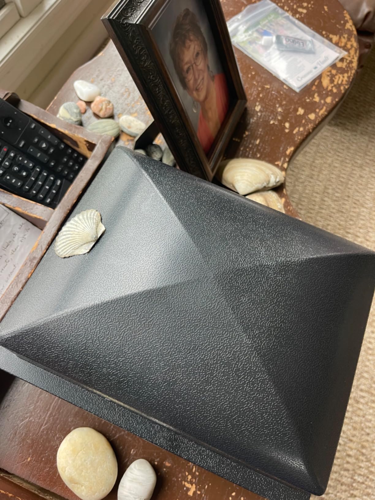 Urn Vault, Regent, Granite Grey customer photo 2