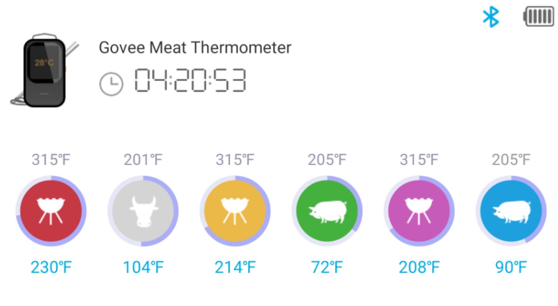 Govee Bluetooth Meat Thermometer Digital with Smart App Timer and Alerts | 2 Probes, 230ft Bluetooth Range, Smart LCD Backlight, Free Data Storage, Grill Thermometer customer photo 2