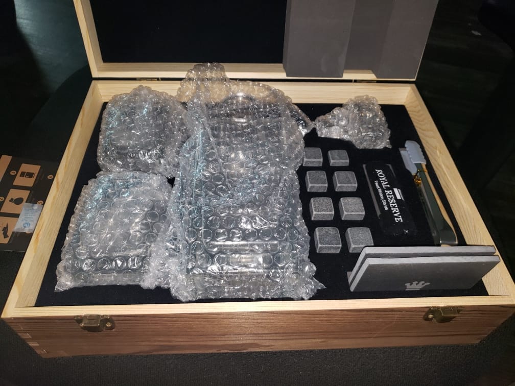 Whiskey Decanter Set for Men, Bourbon Decanter, Glasses & Whiskey Stones customer photo 1