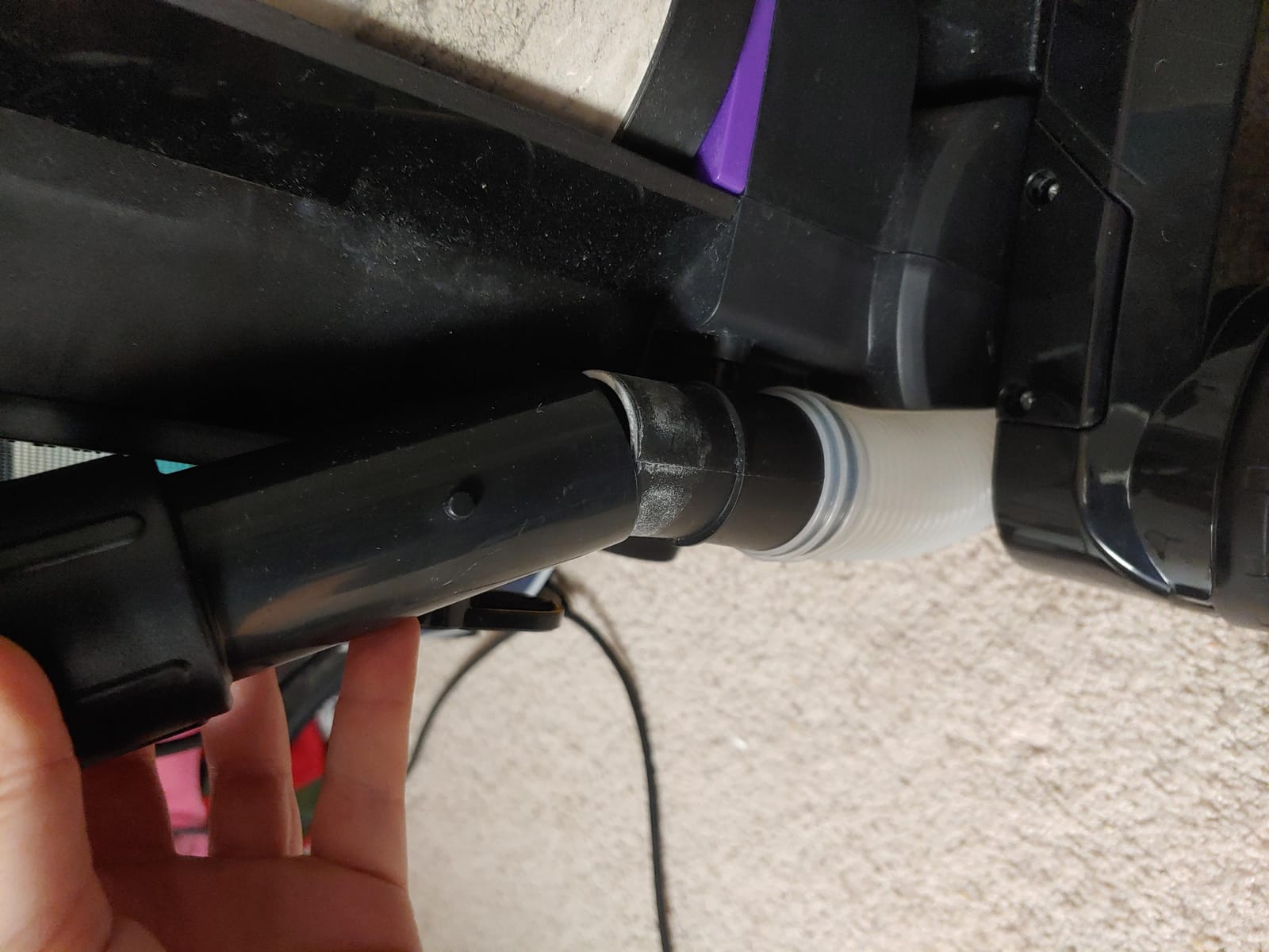 Eureka NEU182B PowerSpeed Bagless Upright Vacuum Cleaner, Purple | Upright Vacuum, 5-Height Brush Roll Adjust, 12.6