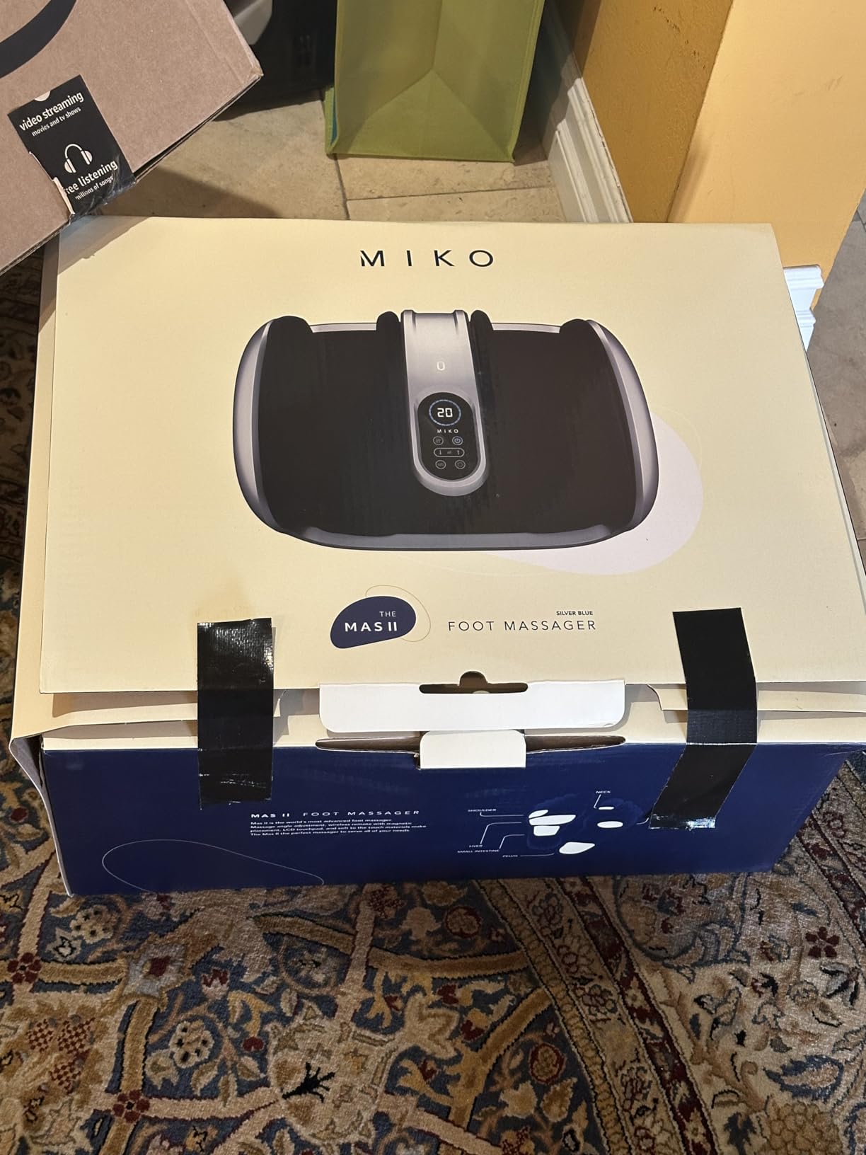 MIKO Shiatsu Foot, Leg and Calf Massager with Heat customer photo 2