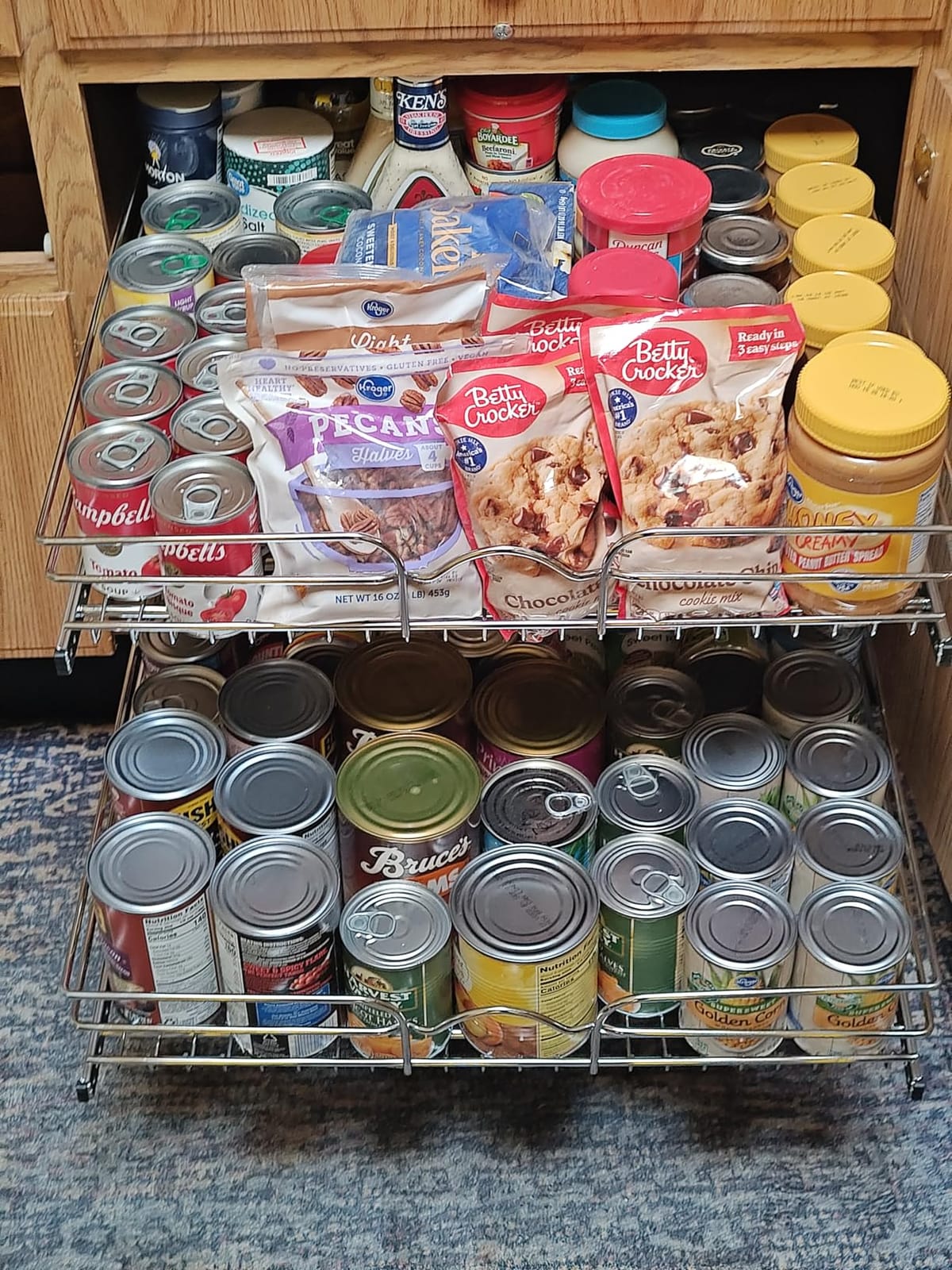 Pullout Organizer for Cabinets, Min Opening Width of 11.5
