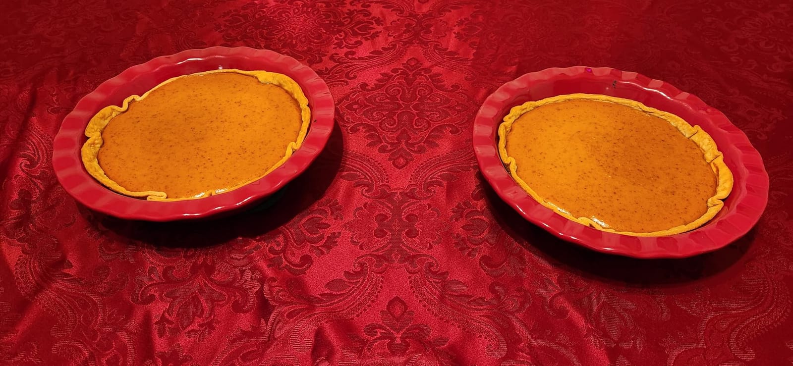 LE TAUCI Ceramic Pie Pans Plate for Baking, 9 inch Deep Dish Baking Dish, 52 ounce Bakeware for Apple Pecan Pie, Set of 2, White customer photo 1