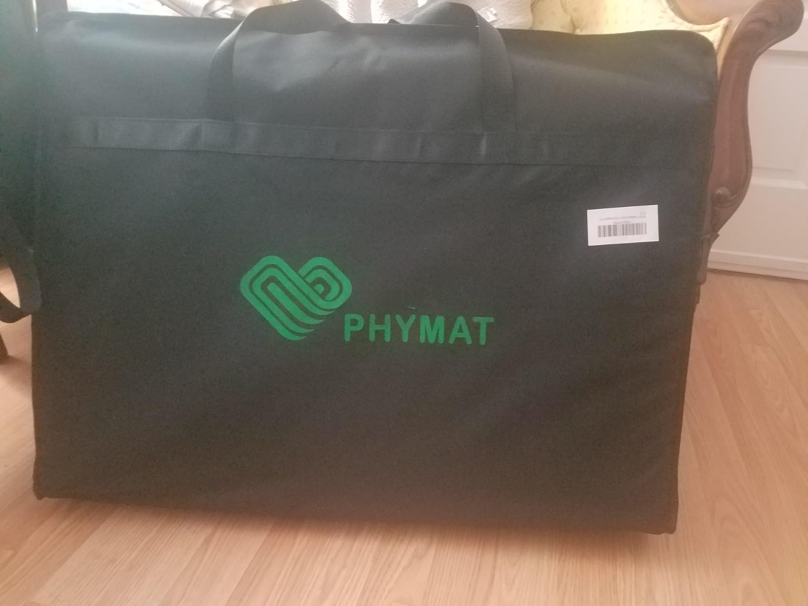 PHYMAT 5-Gemstone Far Infrared Heating Mat, Hot Stone Relaxation, 67x27in customer photo 2