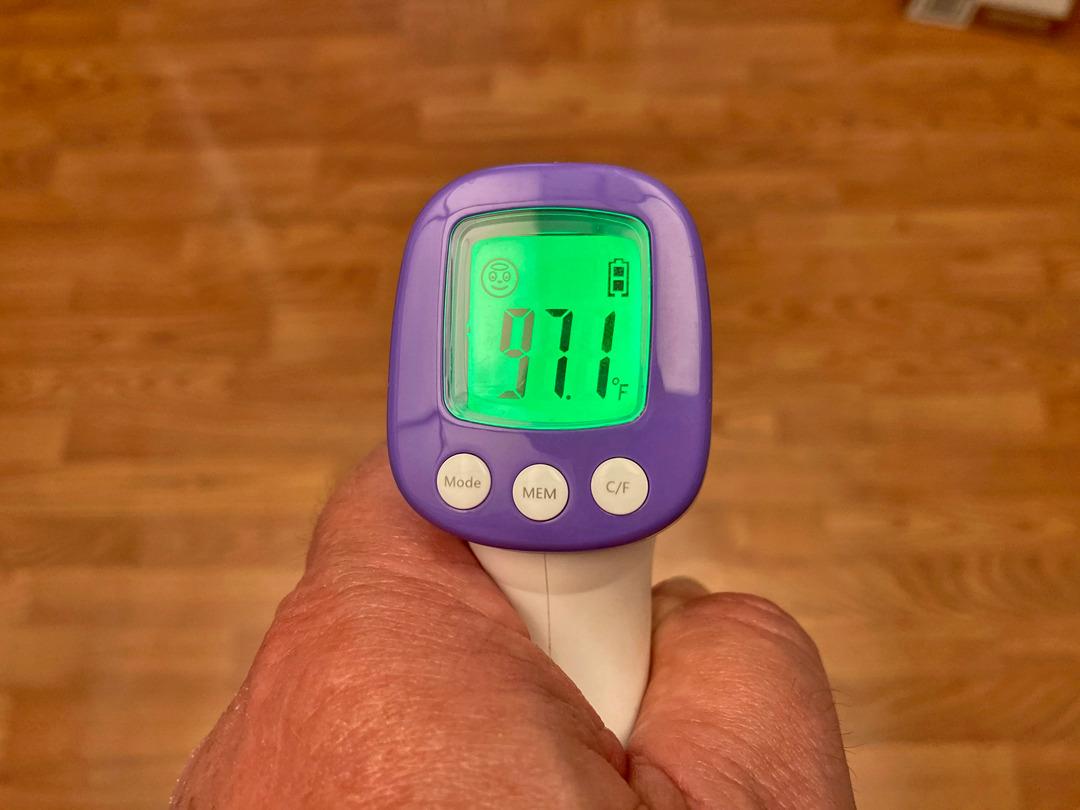 Hotodeal No-Touch Infrared Forehead Thermometer for Adults, Kids & Babies customer photo 1