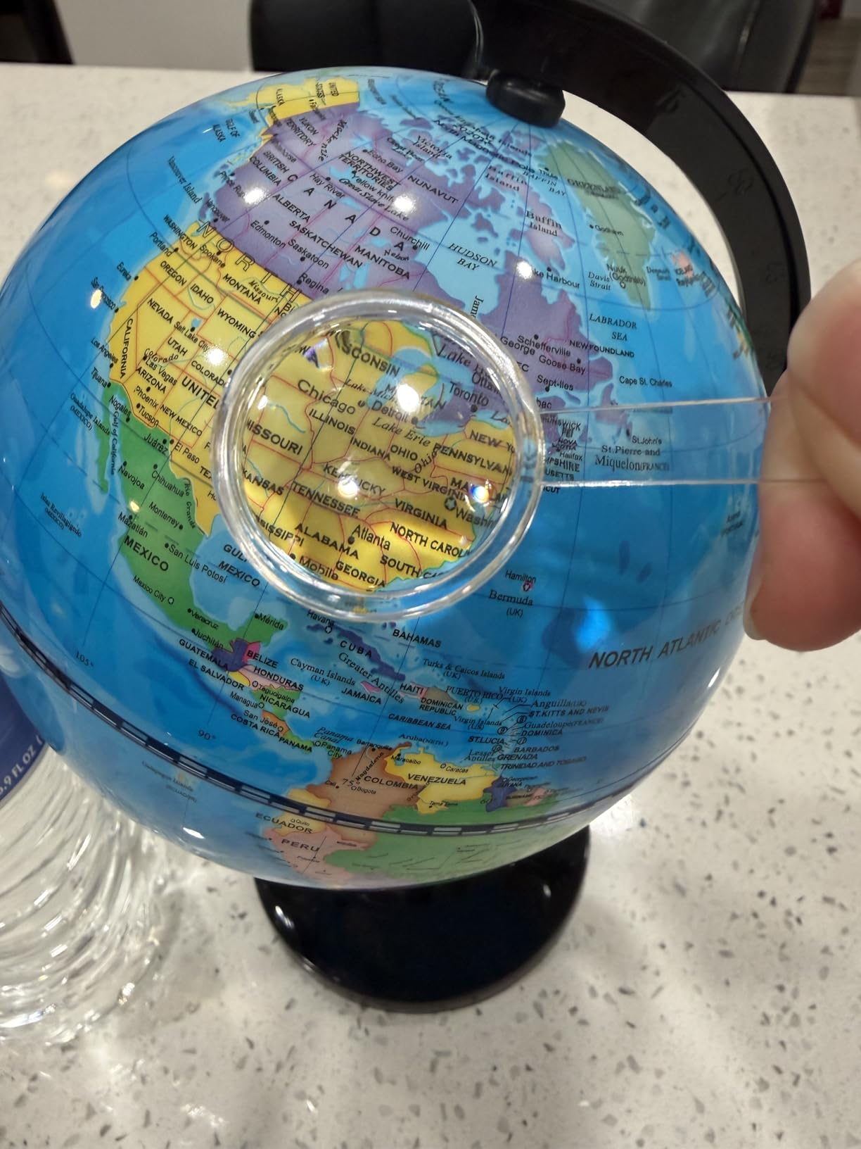 Wizdar 4 inch World Globe for Kids Learning customer photo 1