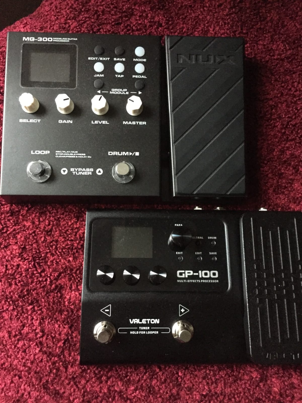 Valeton GP-100 Guitar Bass Amp Modeling IR Cabinets Simulation Multi Language Multi-Effects with Expression Pedal Stereo OTG USB Audio Interface (BLACK) customer photo 2