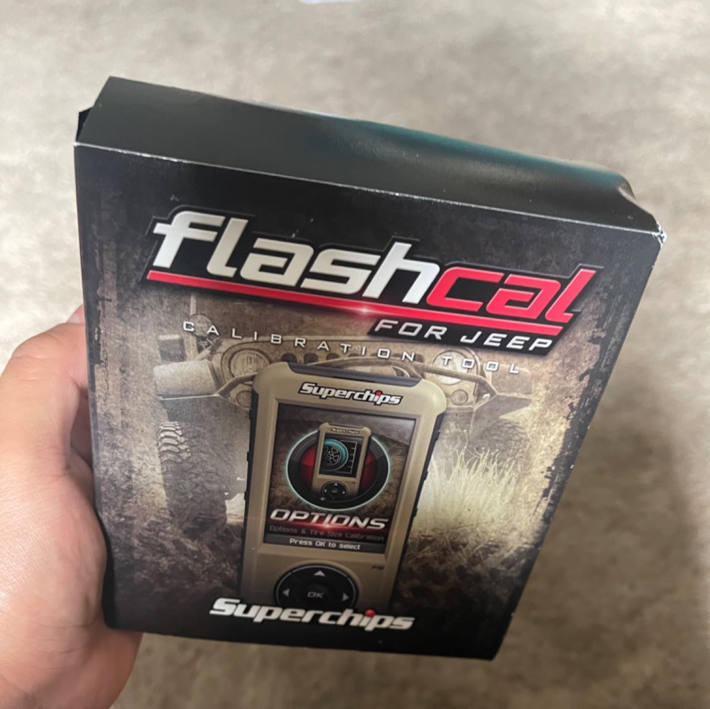 SUPERCHIPS FLASHCAL F5 IN-CAB TUNER,GASOLINE,COMPATIBLE WITH 2007-2018 JEEP JK WRANGLER customer photo 2
