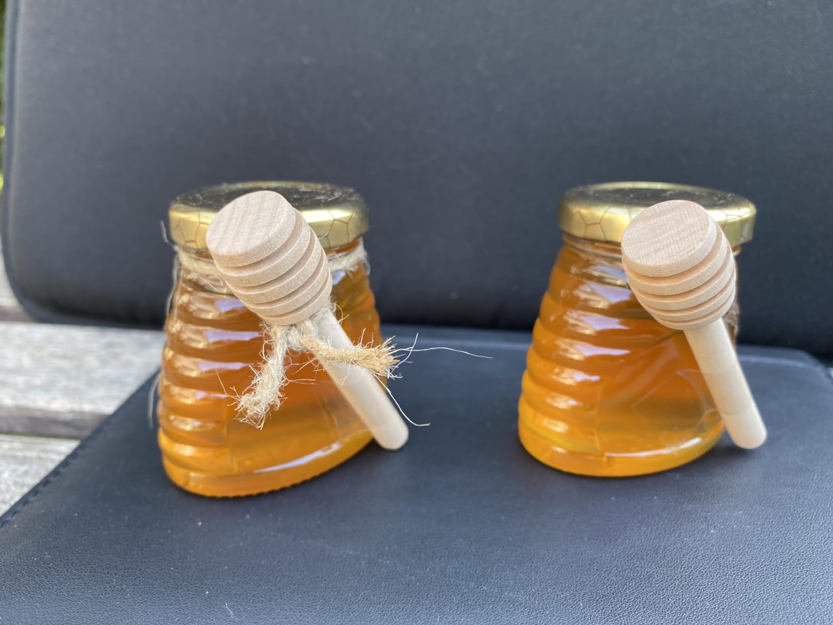 25Pcs Honey Wooden Dipper Mini Honeycomb Sticks 3 Inch customer photo 1