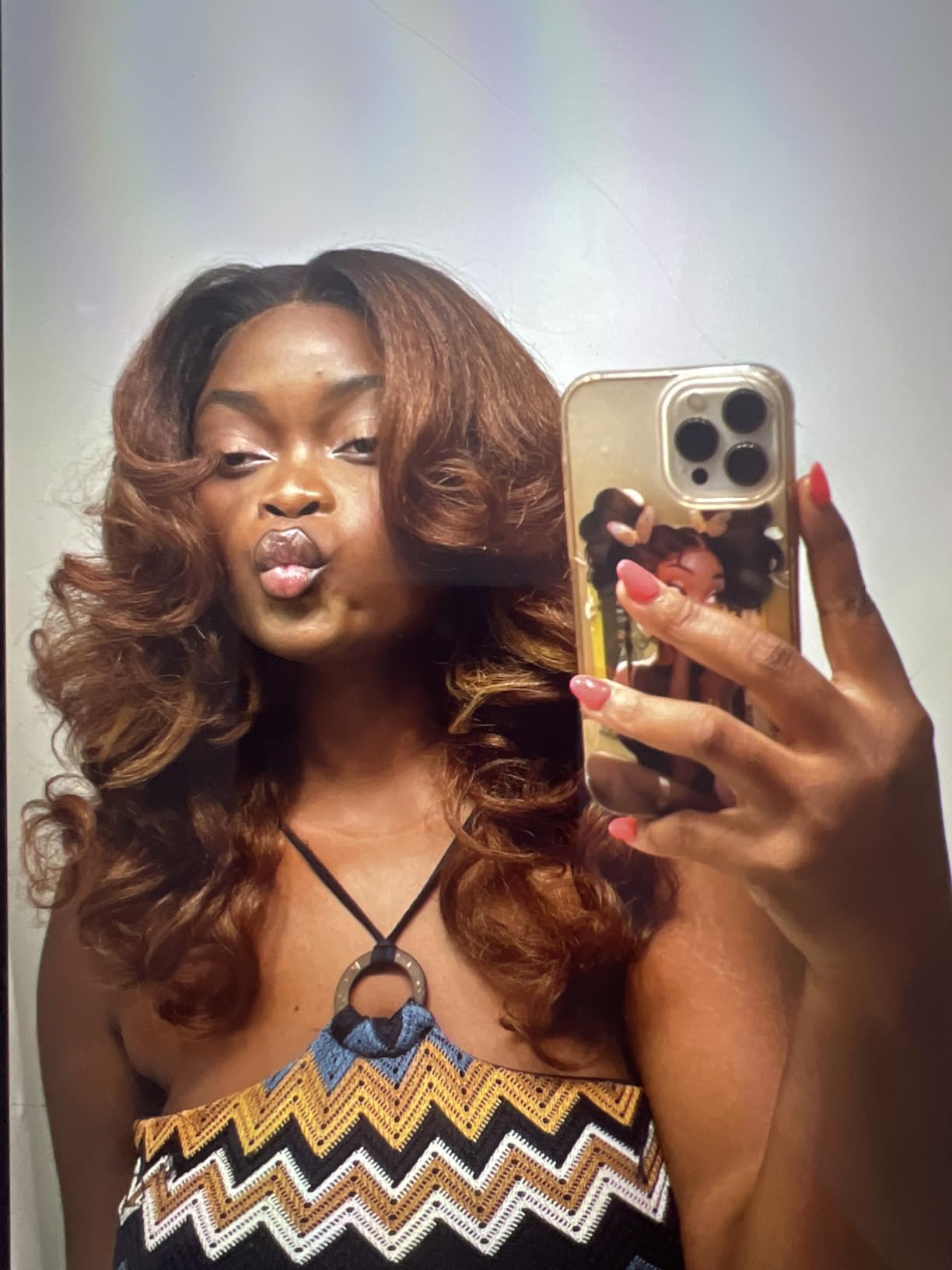 Sensationnel What Lace 13x6 Wig-Latisha, 1B OFFBLACK customer photo 2