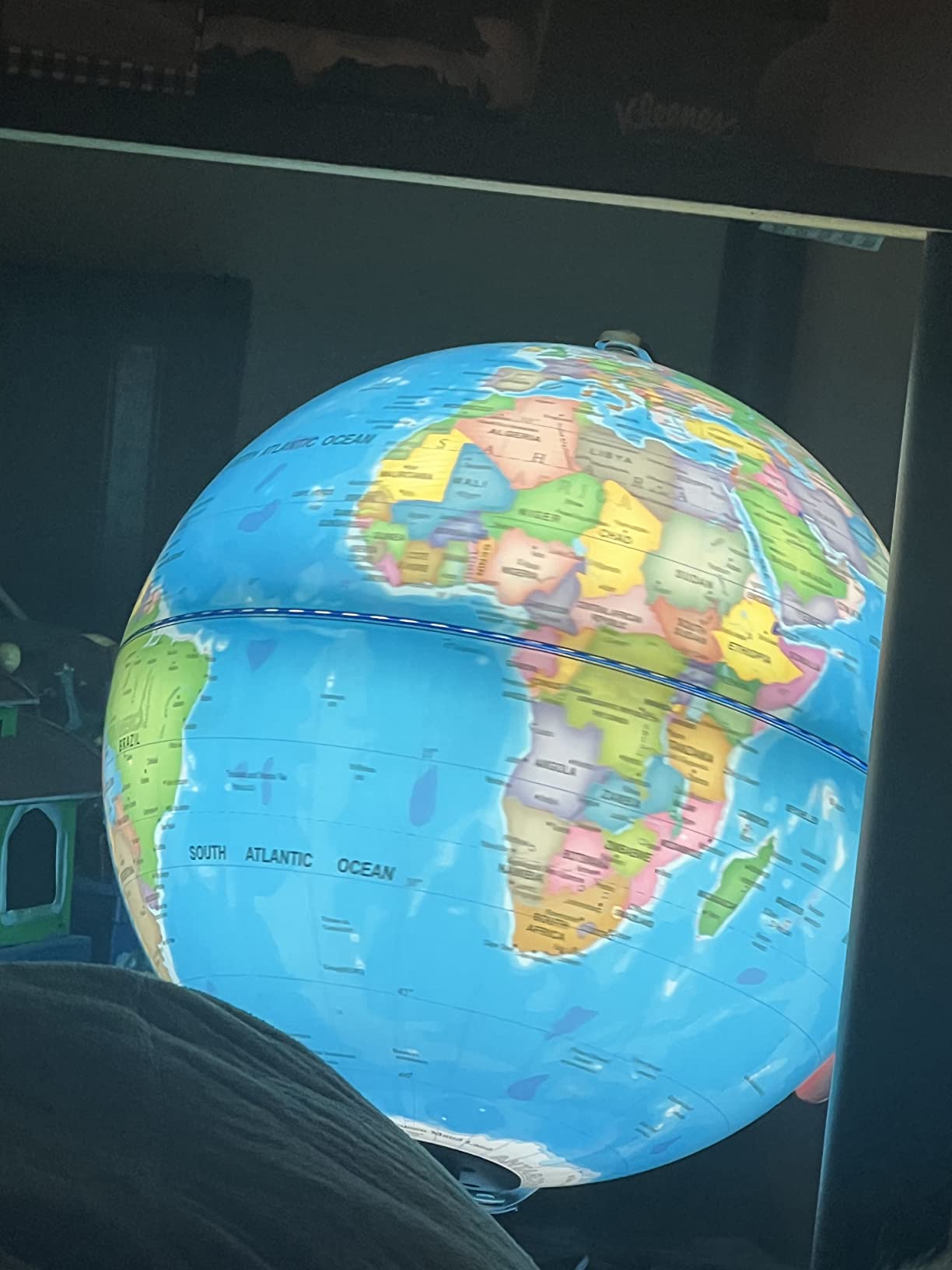 POOCCI 6 in1 Illuminated Large World Globe for Kids & Adults All Ages High Clear Map 12inch, Illuminates Educational Interactive STEM Toy, Light Up Kids Globe Lamp,Gifts For Boys And Girls customer photo 2