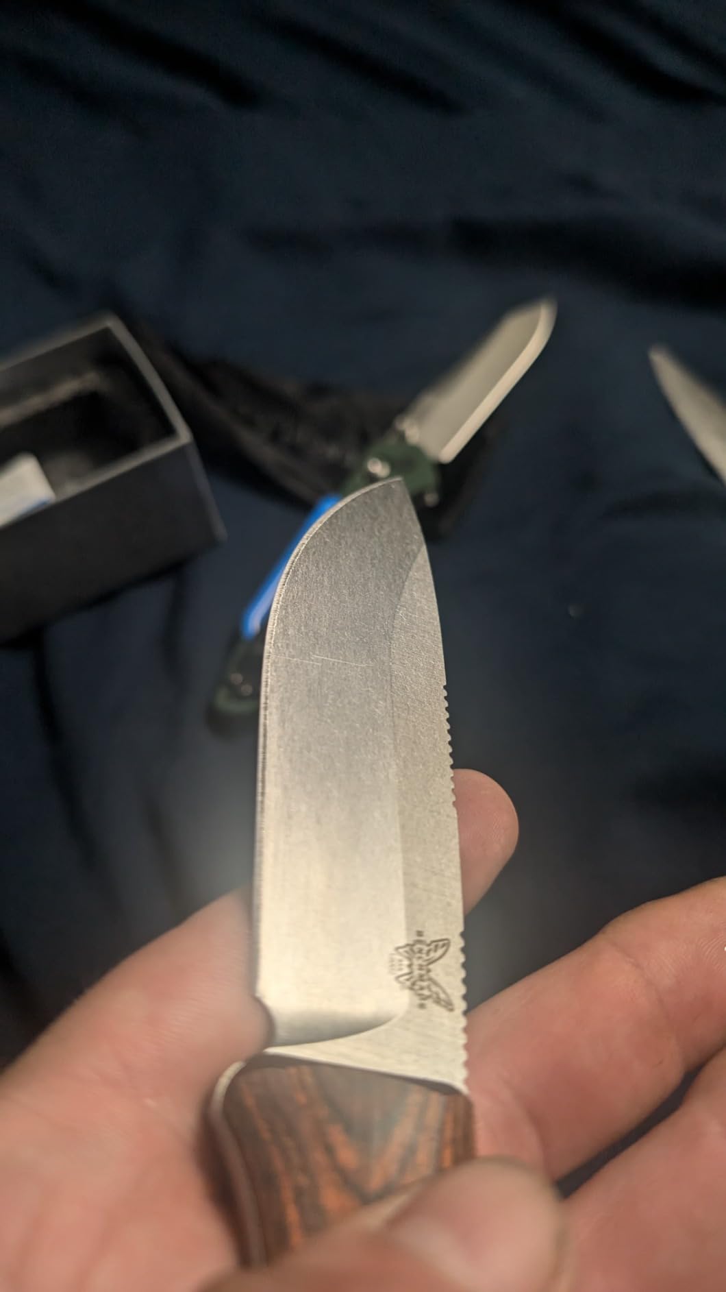 Saddle Mountain Skinner Hunting Knife, S30V Steel Blade (15002) | Dark Brown Wood handle, Drop-Point blade customer photo 1