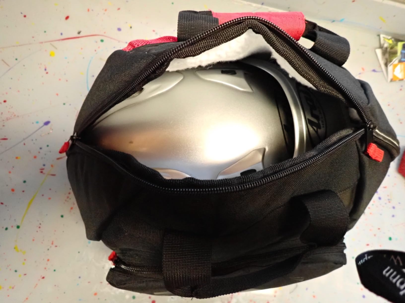 Castle Deluxe Helmet Bag - Black customer photo 2