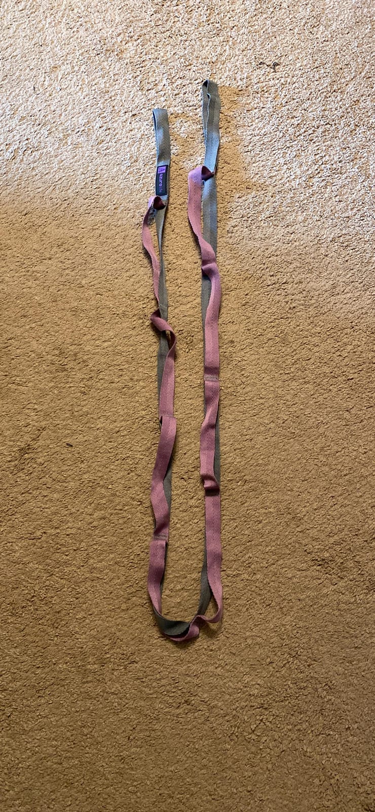 A AZURELIFE Premium Durable Stretch Straps with Loops, Stretching Strap for Physical Therapy, Multi-Loop Yoga Strap Fitness Exercise Strap for Yoga, Pilates, Dance, Flexibility&Exercise customer photo 2