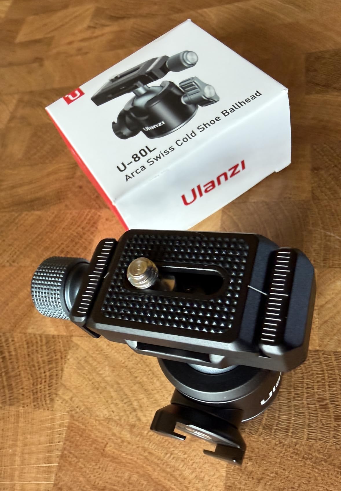 ULANZI U-80L Metal Ball Head Camera Mount Arca Swiss 360 Rotating with customer photo 2