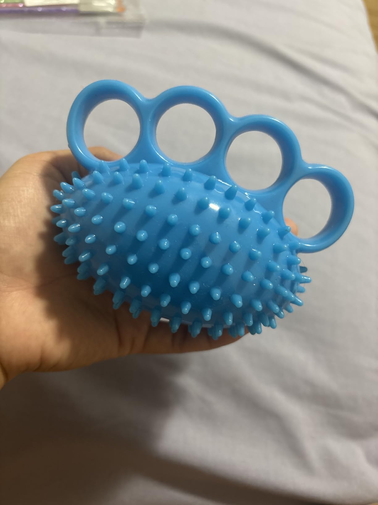 Hand Exercise Ball Finger Therapy Ball - Grip Strengthening, Improve Flexibility, Squeeze Stress Relief Balls, Resistance Strength Trainer for Hand customer photo 1