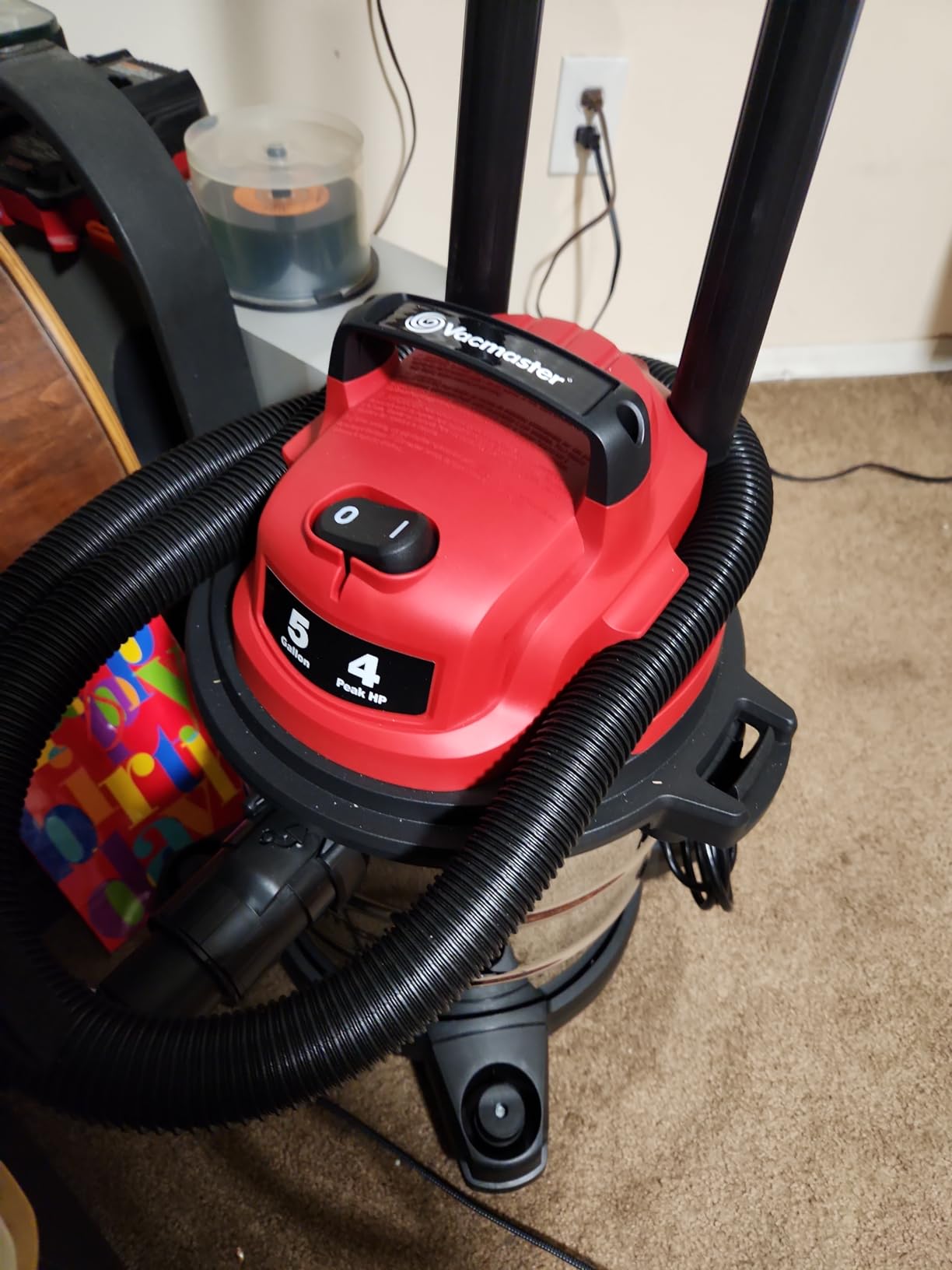 Vacmaster VOC508S 1101 5-Gal 4 Peak HP Stainless Steel Wet/Dry Vac Red customer photo 1