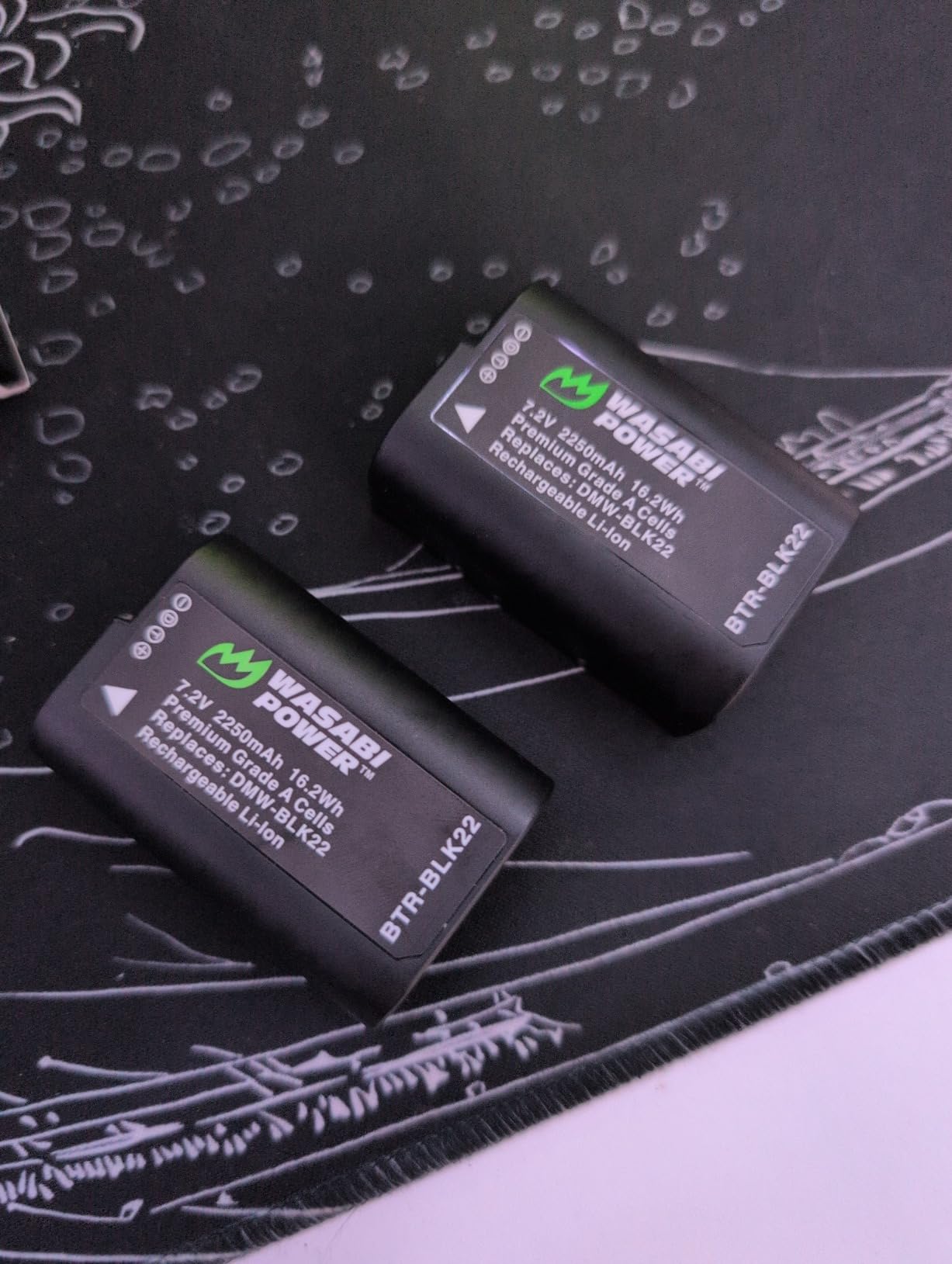 Wasabi Power Battery (2-Pack) and USB-C Dual Battery Charger for Panasonic DMW-BLK22 and Panasonic Lumix G9 II, GH5 II / GH5M2, GH6, GH7, S5, S5 II / S5II / S5M2, S5 IIX / S5IIX / S5M2X, S9 customer photo 2