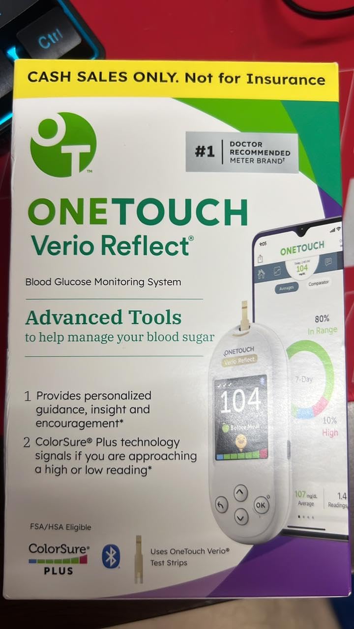 OneTouch Verio Test Kit with Meter, Lancets, Lancing Device and Test Strips customer photo 2