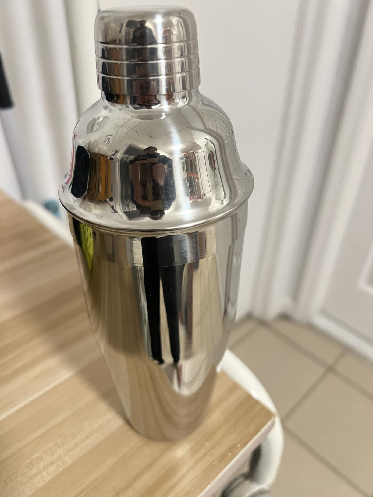 WPHUAW 24oz Cocktail Shaker Bar Set-Professional Margarita Mixer Drink Shaker Professional Stainless Steel Bar Tools Built-in Bartender Strainer for Martini Kit customer photo 1