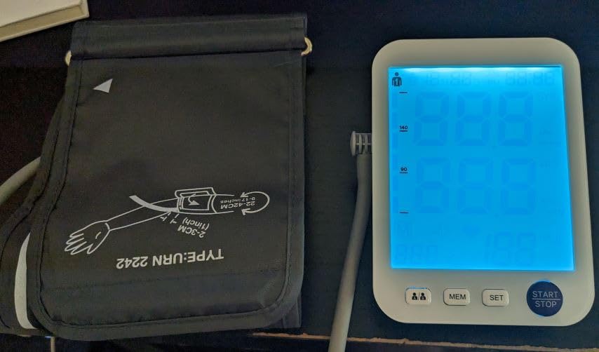 Blood Pressure Monitor Upper Arm with Large Cuff customer photo 1