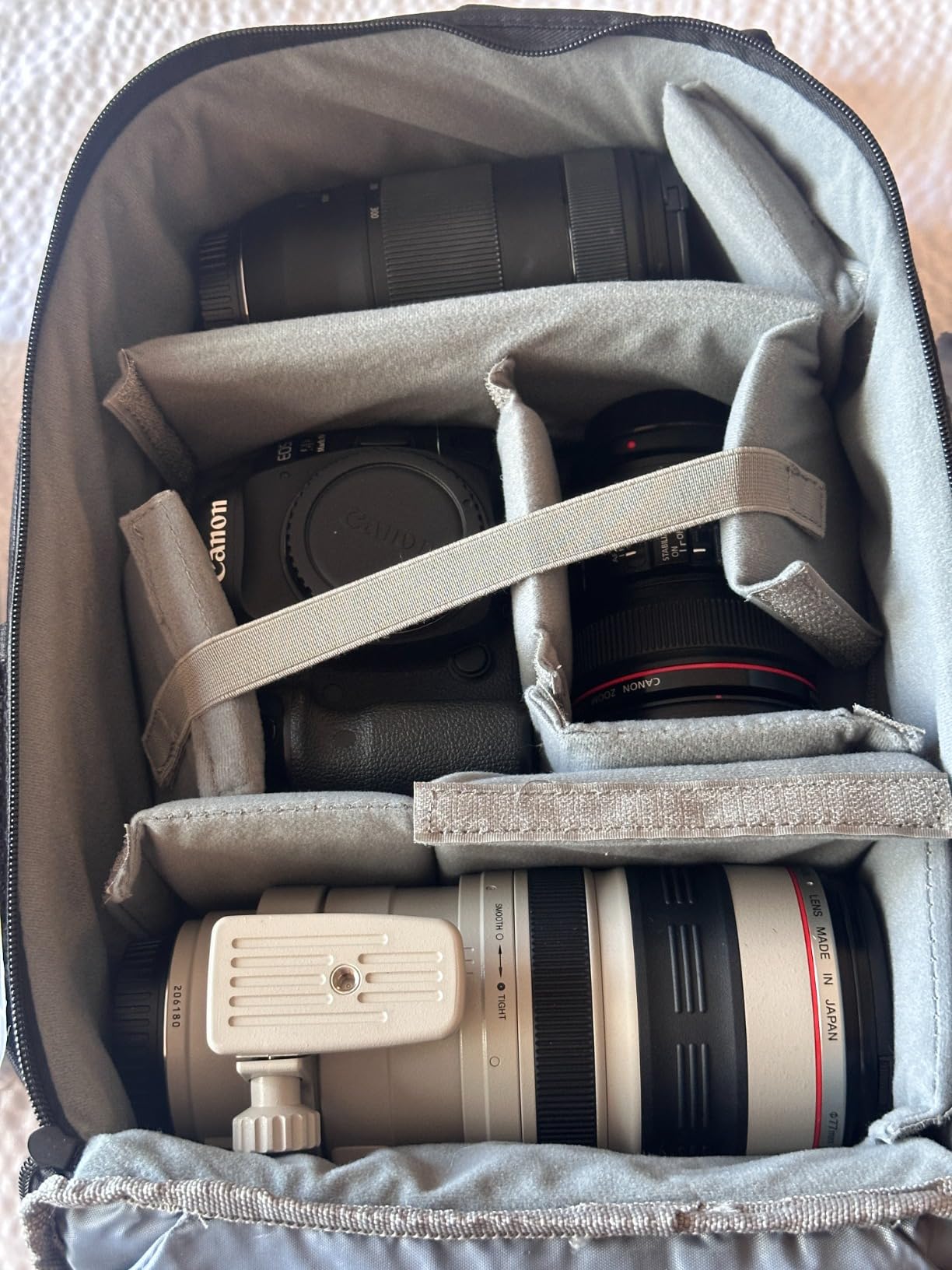 TARION Small Camera Backpack for Photographers Compact 12L Black TB-S | 14 Inch Laptop Compartment, Rain Cover, Bottom Tripod Holder, for DSLR Mirrorless Cameras, Everyday Shooting Bag customer photo 1