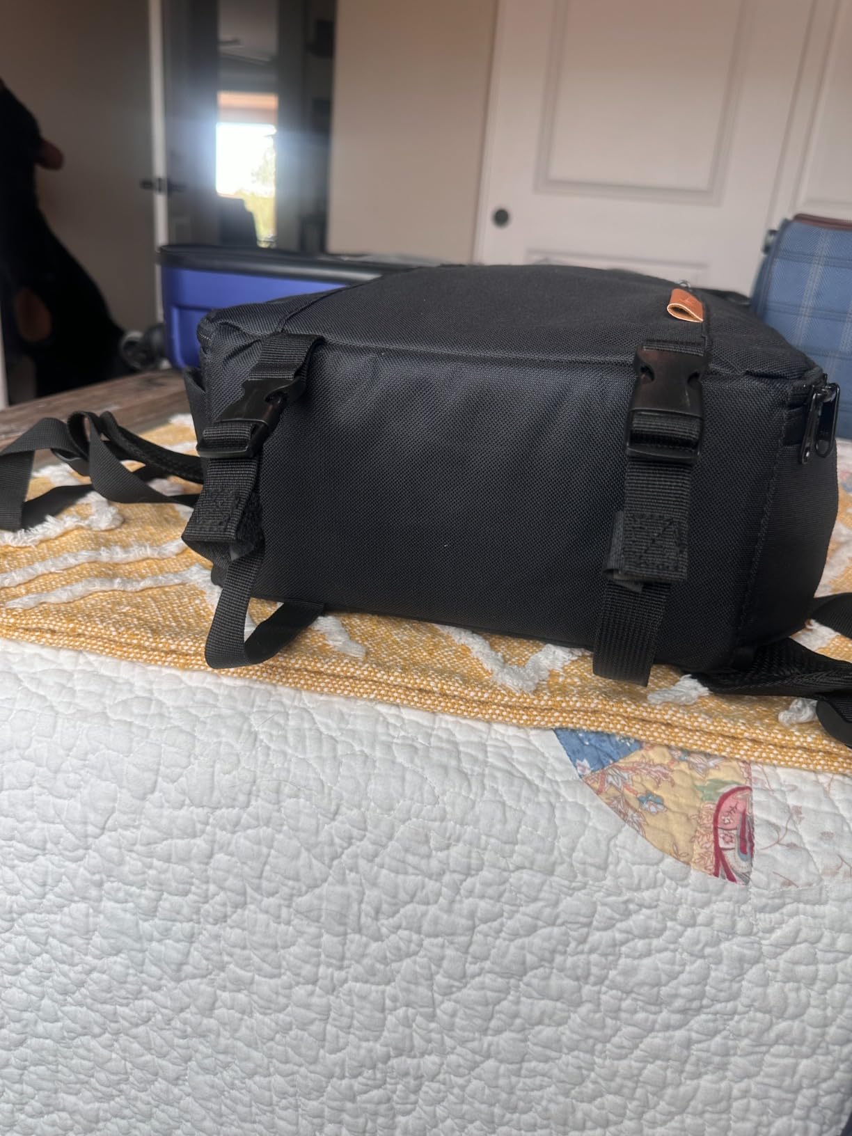 TARION Small Camera Backpack for Photographers Compact 12L Black TB-S | 14 Inch Laptop Compartment, Rain Cover, Bottom Tripod Holder, for DSLR Mirrorless Cameras, Everyday Shooting Bag customer photo 2