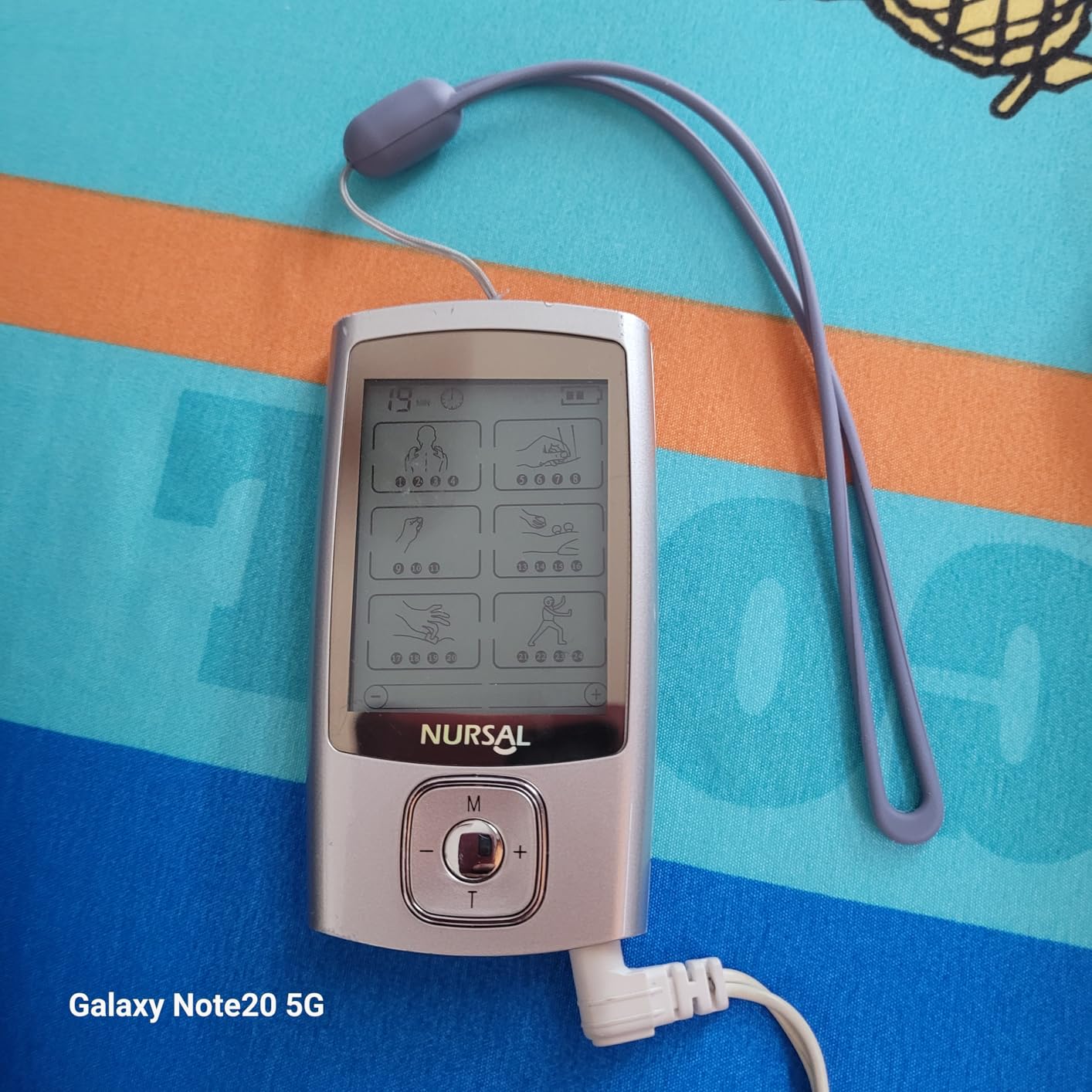 NURSAL 24 Modes TENS Unit Muscle Stimulator for Pain Relief, Rechargeable Electronic Pulse Massager, 8 Pcs Pads, Drug-Free Pain Relief for Shoulder, Back, Muscle, ABS Pads Holder customer photo 2