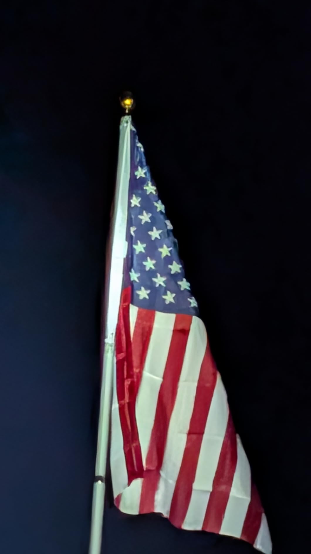20 FT Telescoping Flag Pole, Heavy Duty Aerospace Aluminum Flagpole Kit customer photo 1