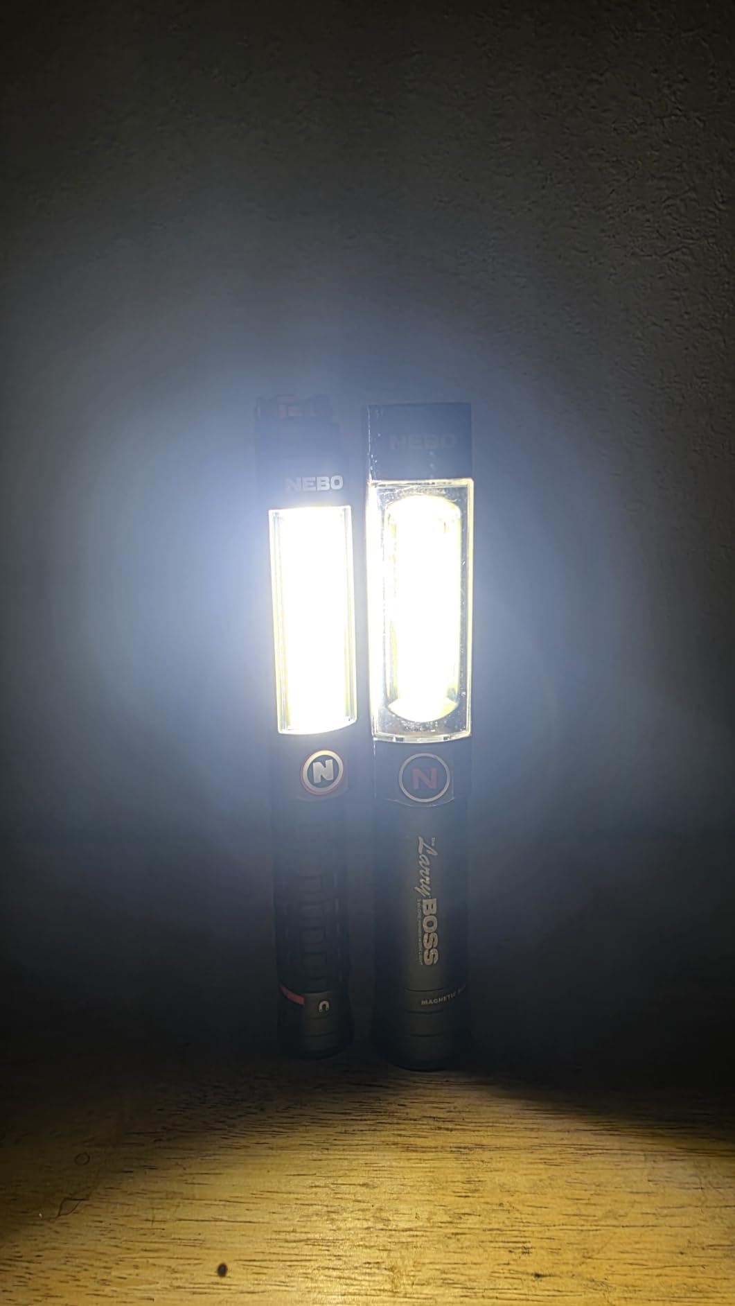 NEBO Big Larry 3 Work Light, 600 Lumen Flashlight & COB Task Light, Magnetic Base & Steel Clip customer photo 1
