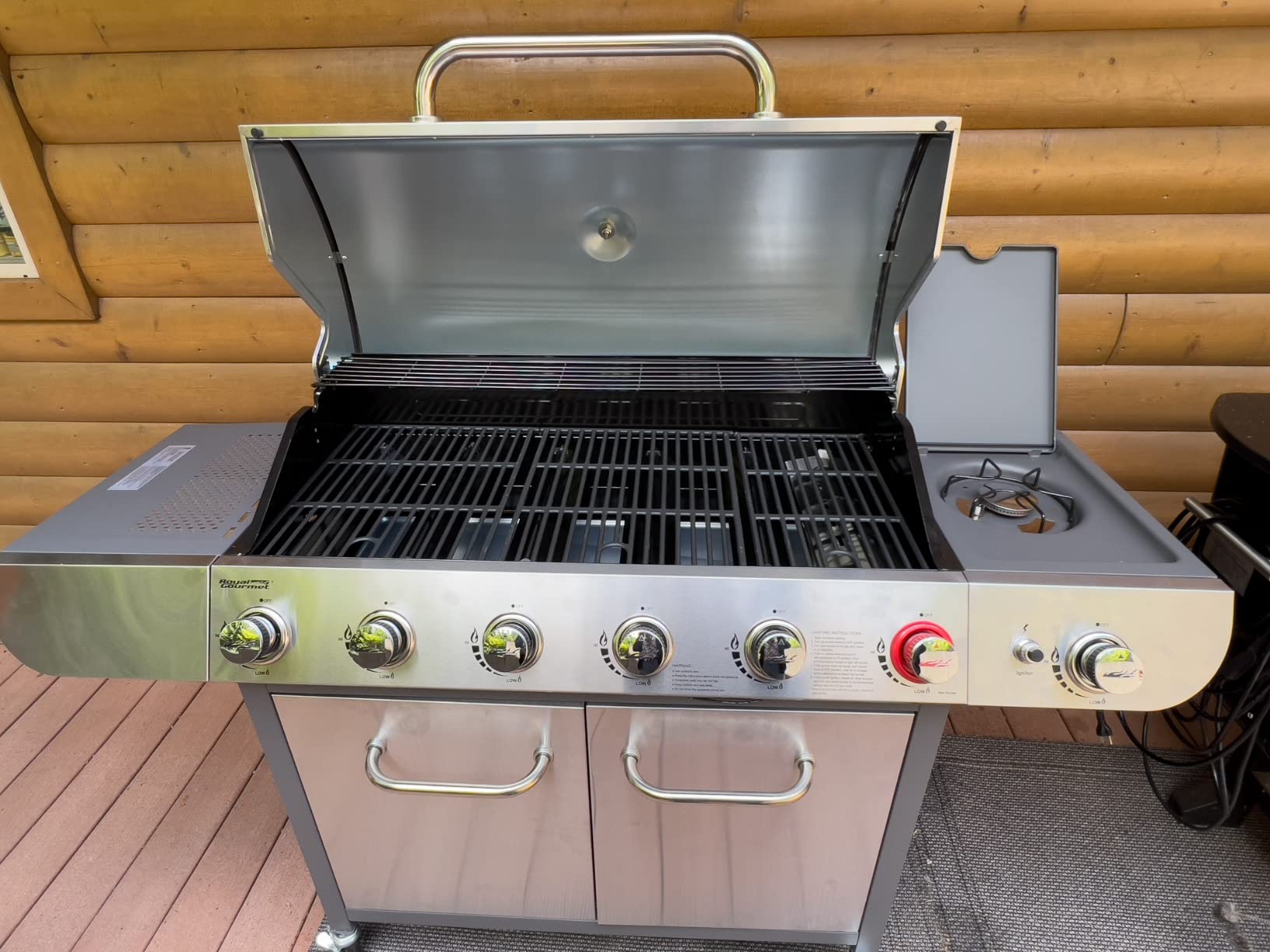 Royal Gourmet SG6002R 6-Burner Propane Gas Grill with Side Burner, Silver customer photo 2