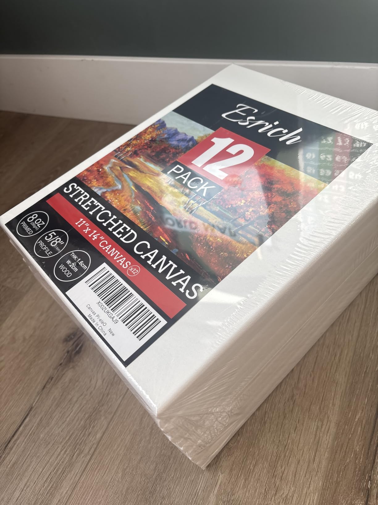 12 Pack Canvases for Painting with 11x14, Painting Canvas for Oil & Acrylic Paint customer photo 1