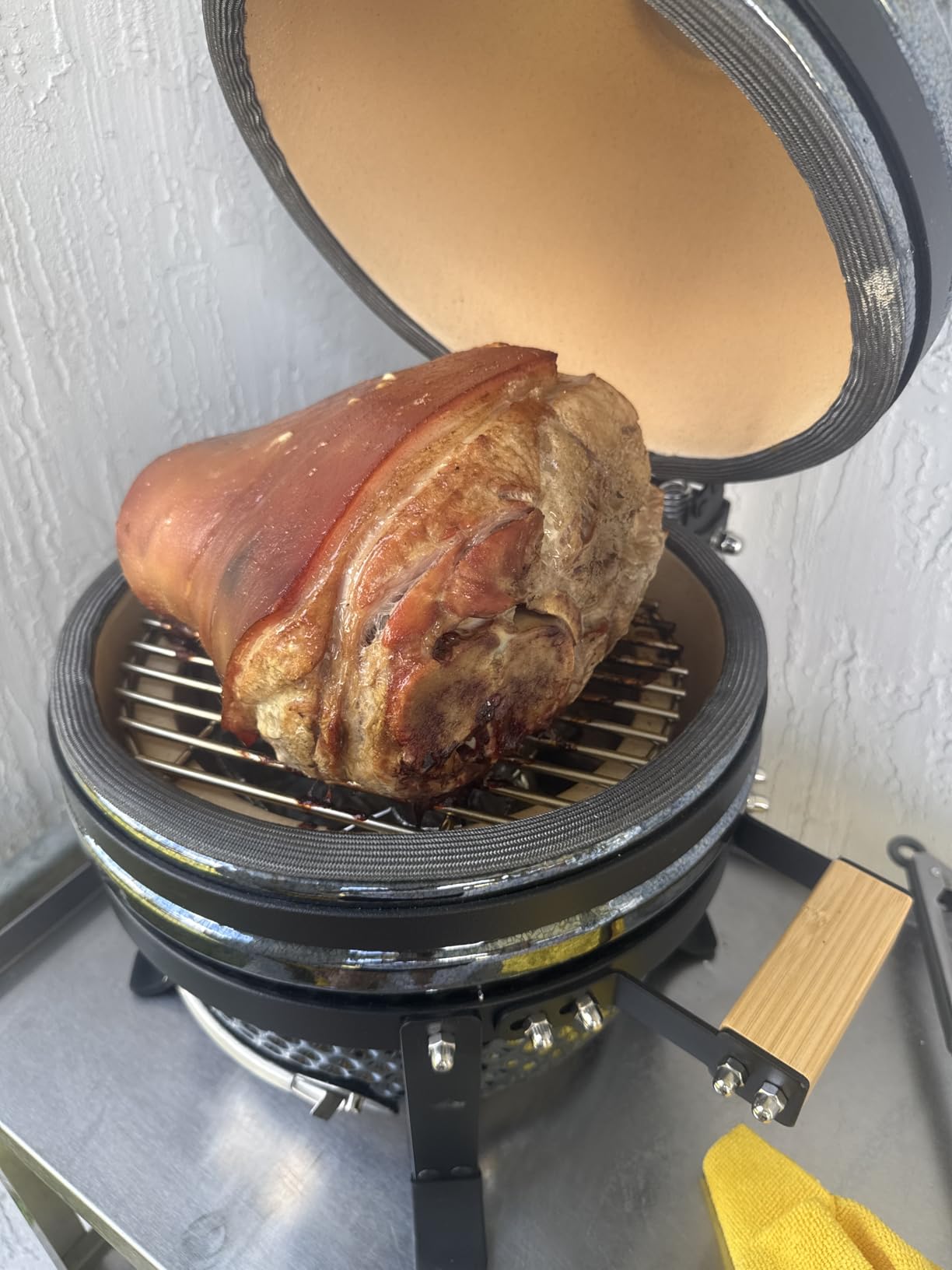 London Sunshine Ceramic Charcoal BBQ Kamado Griller - Portable Tabletop The Cadet Series Smoker customer photo 2