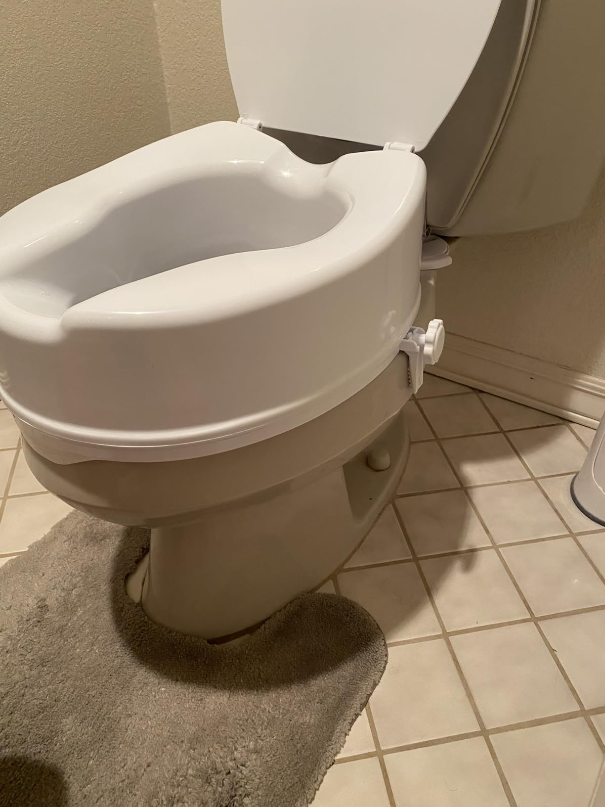 PEPE Mobility Raised Toilet Seat with Lid for Elderly 6